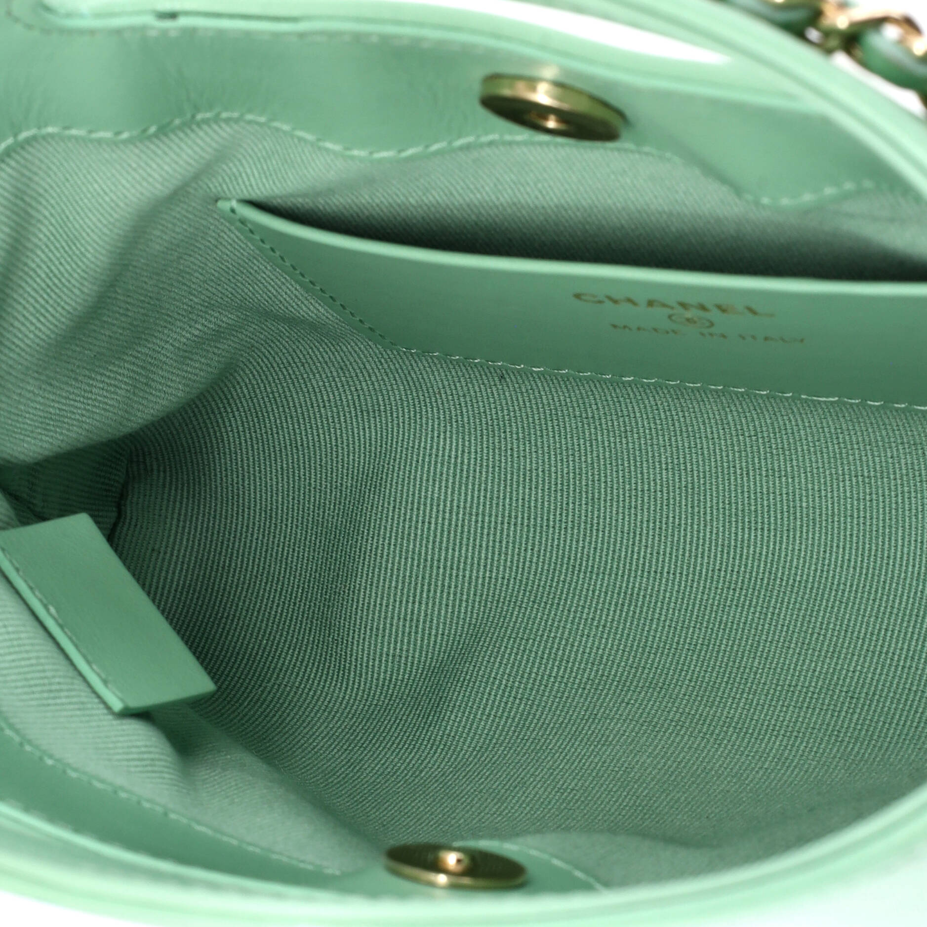 31 Shopping Bag Clutch with Chain Quilted Lambskin Small