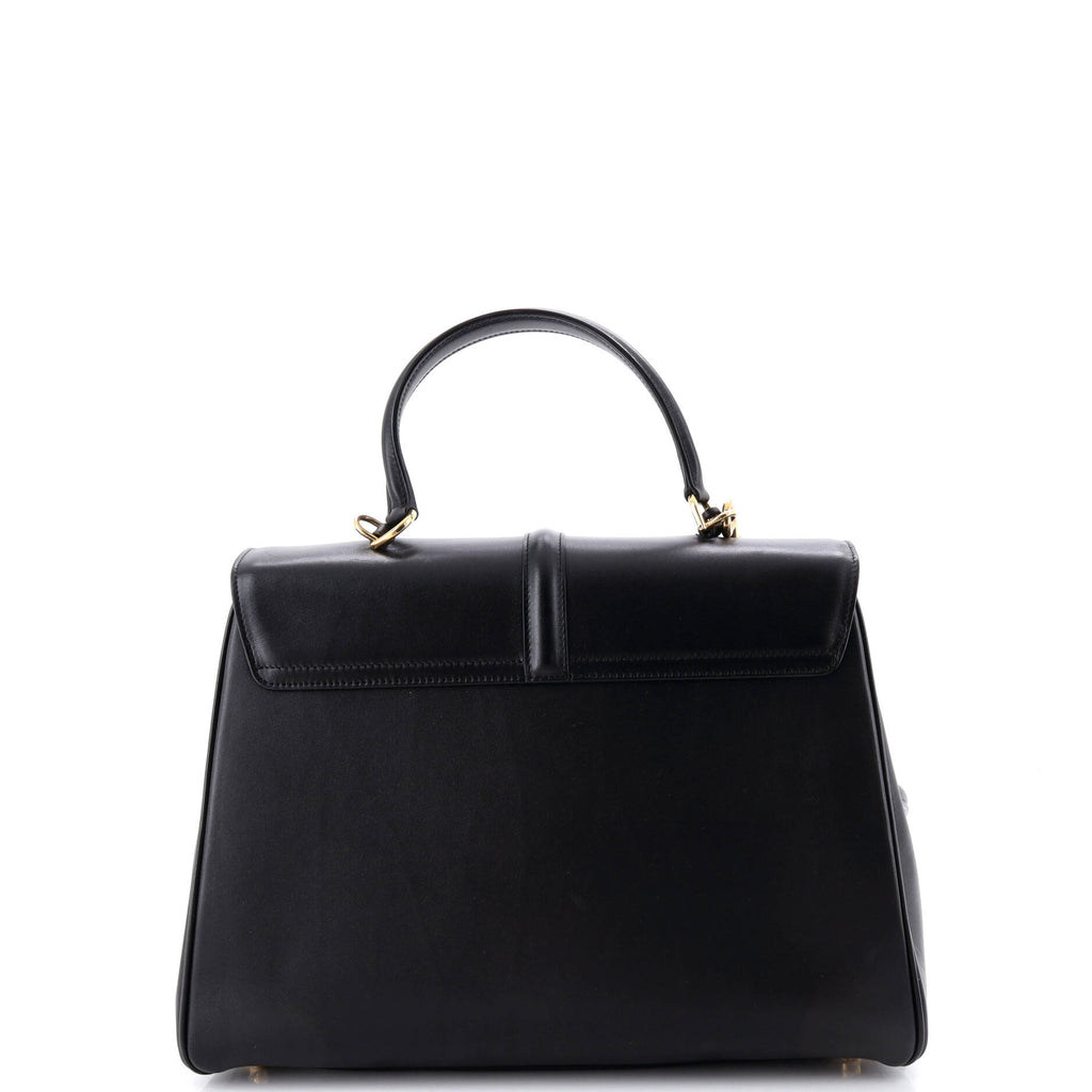 16 Top Handle Bag Grained Calfskin Medium