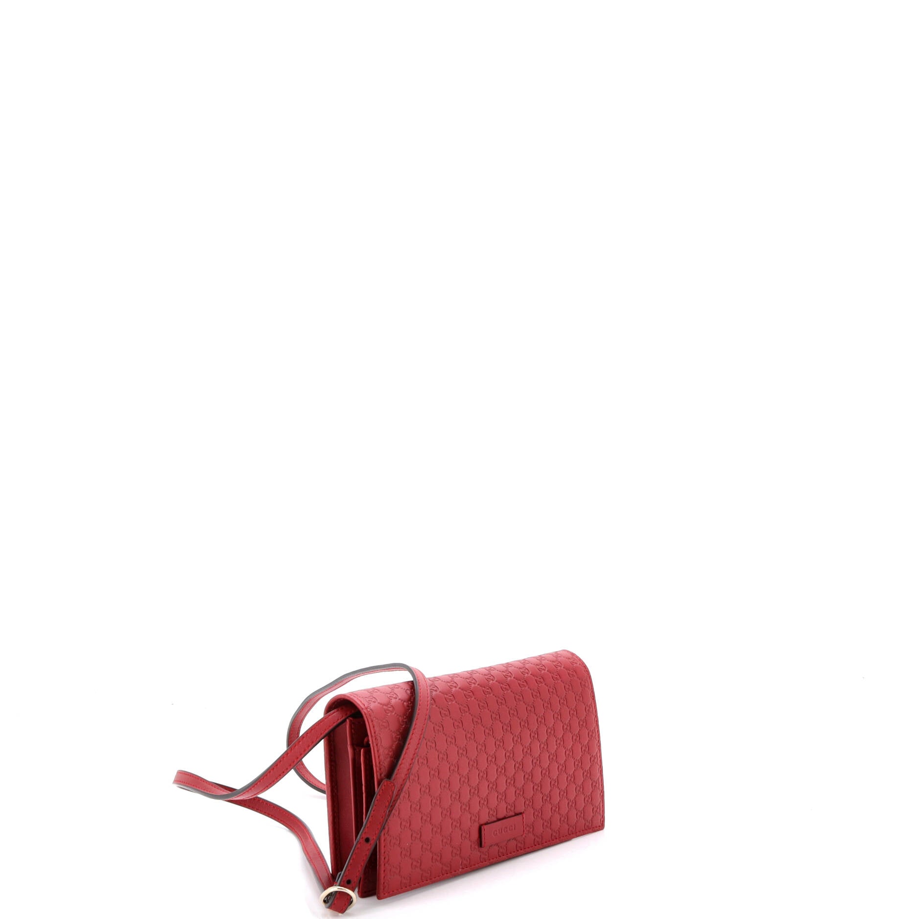 Wallet on Strap Microguccissima Leather