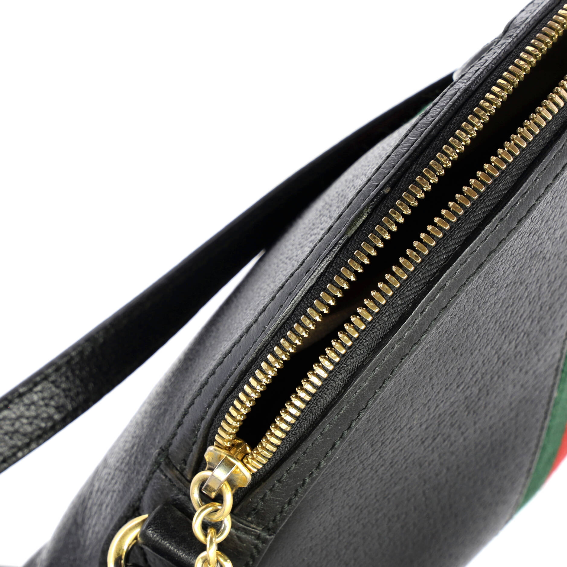 Ophidia Dome Shoulder Bag Leather Small