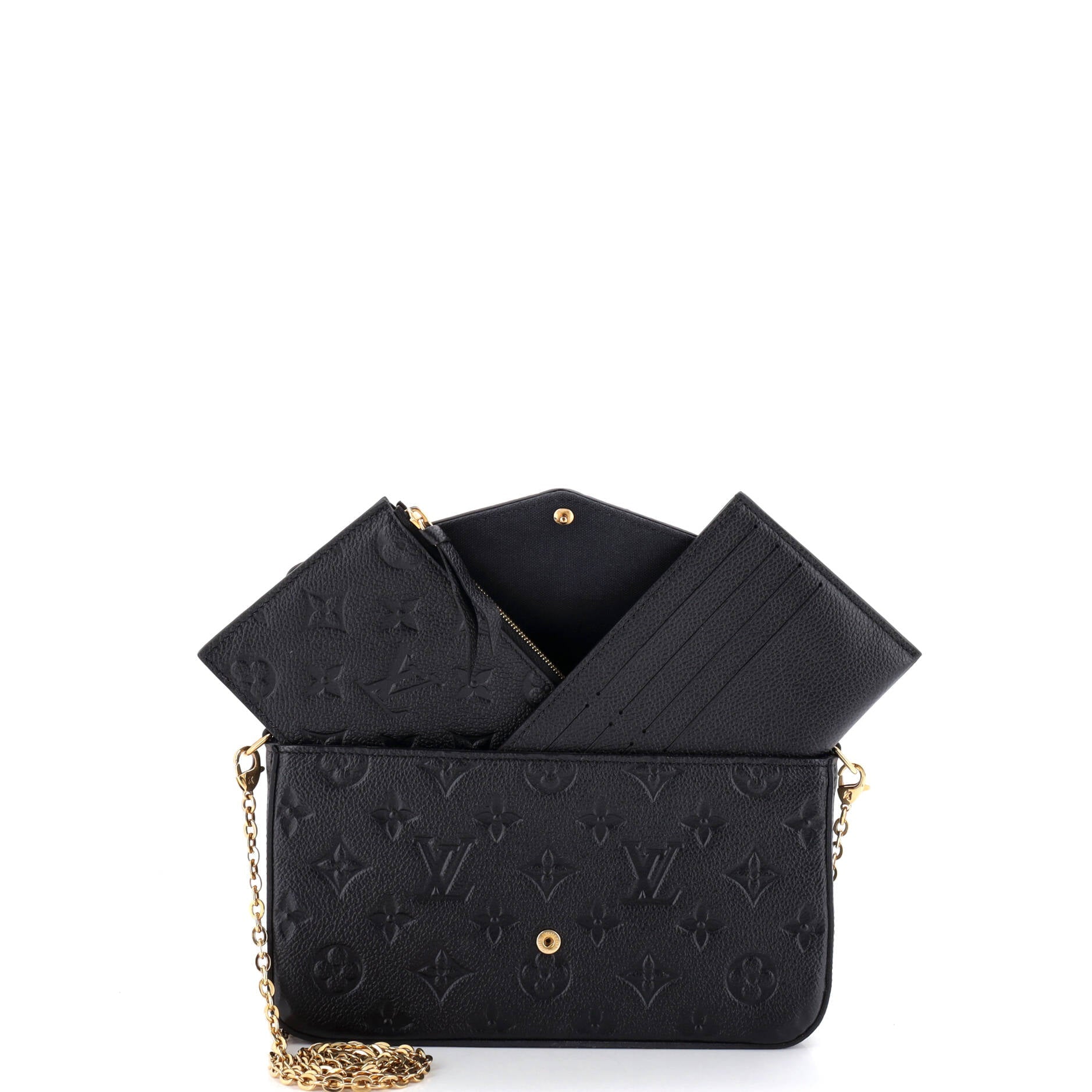 Felicie Pochette Monogram Empreinte Leather