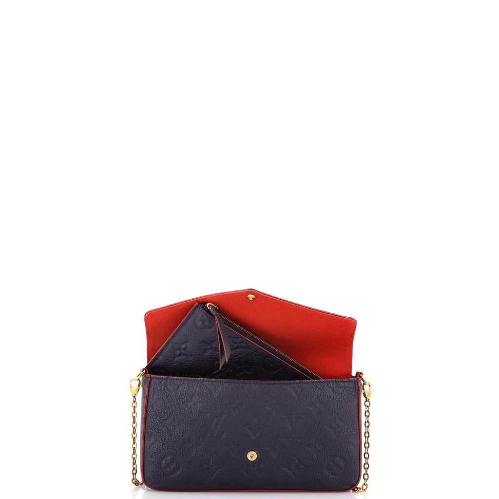 Felicie Pochette Monogram Empreinte Leather