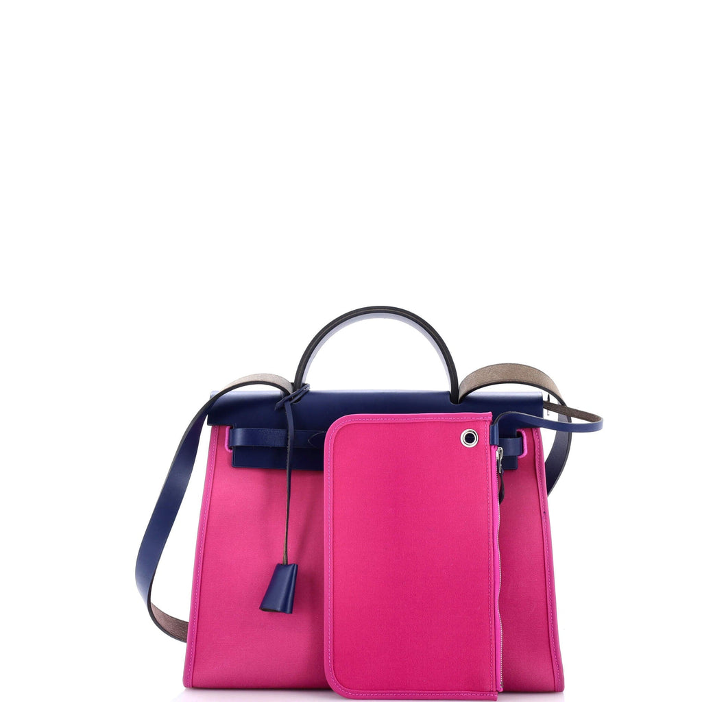 Herbag Zip Leather and Toile 31