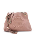 Soho Chain Strap Shoulder Bag Leather Medium