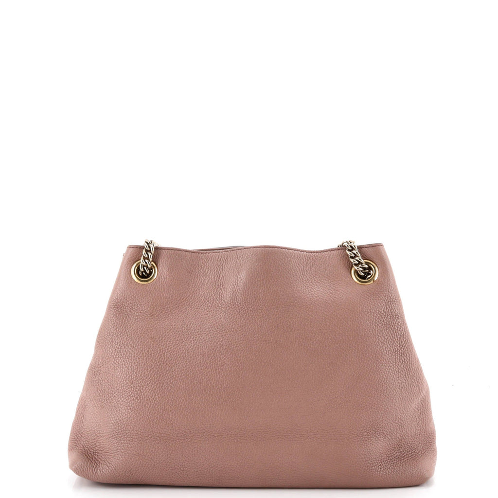 Soho Chain Strap Shoulder Bag Leather Medium