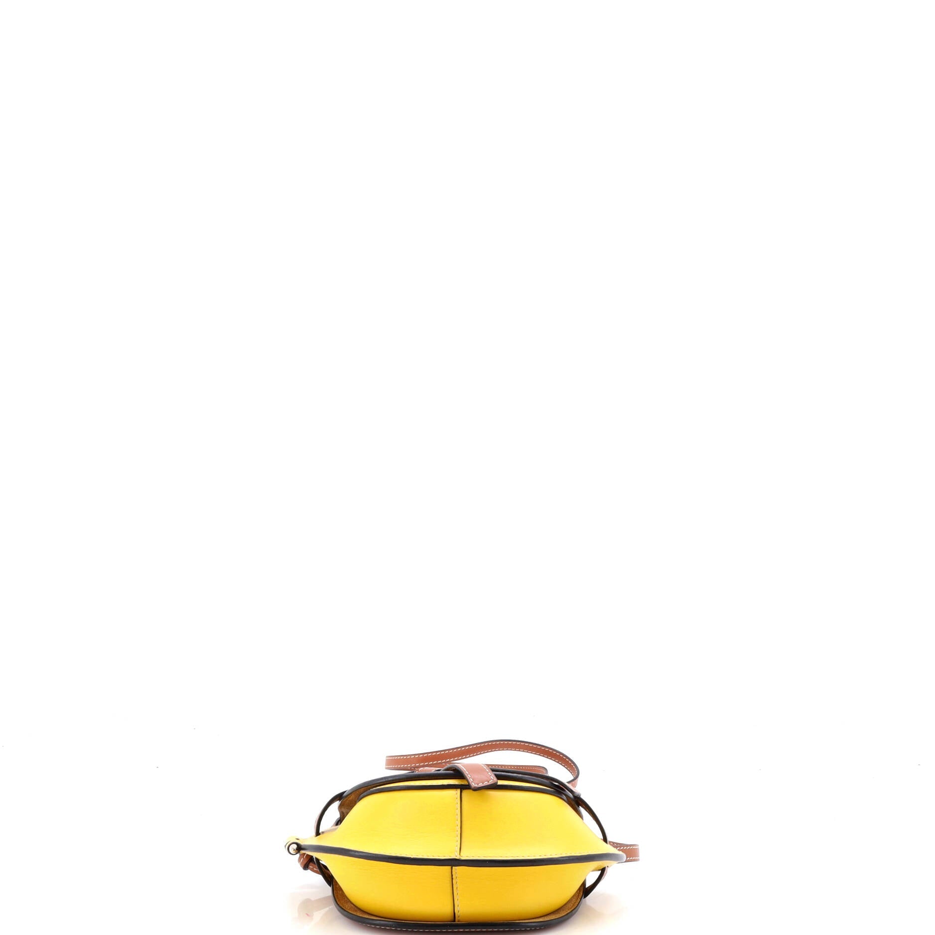 Gate Shoulder Bag Leather with Floral Applique Small