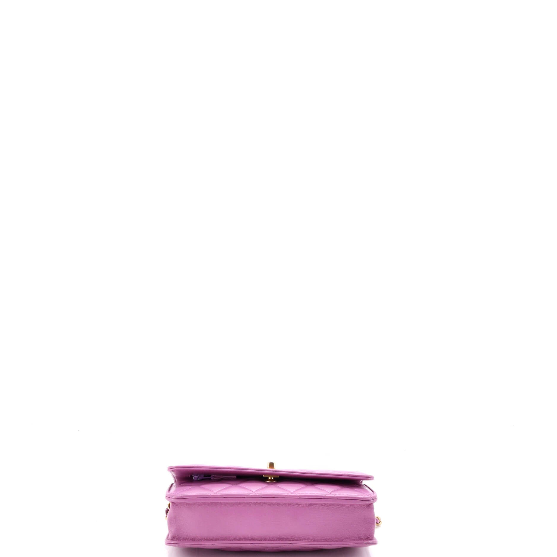 Pearl Crush Wallet on Chain Quilted Lambskin