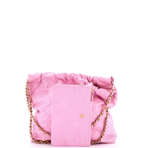 22 Chain Hobo Quilted Calfskin Small