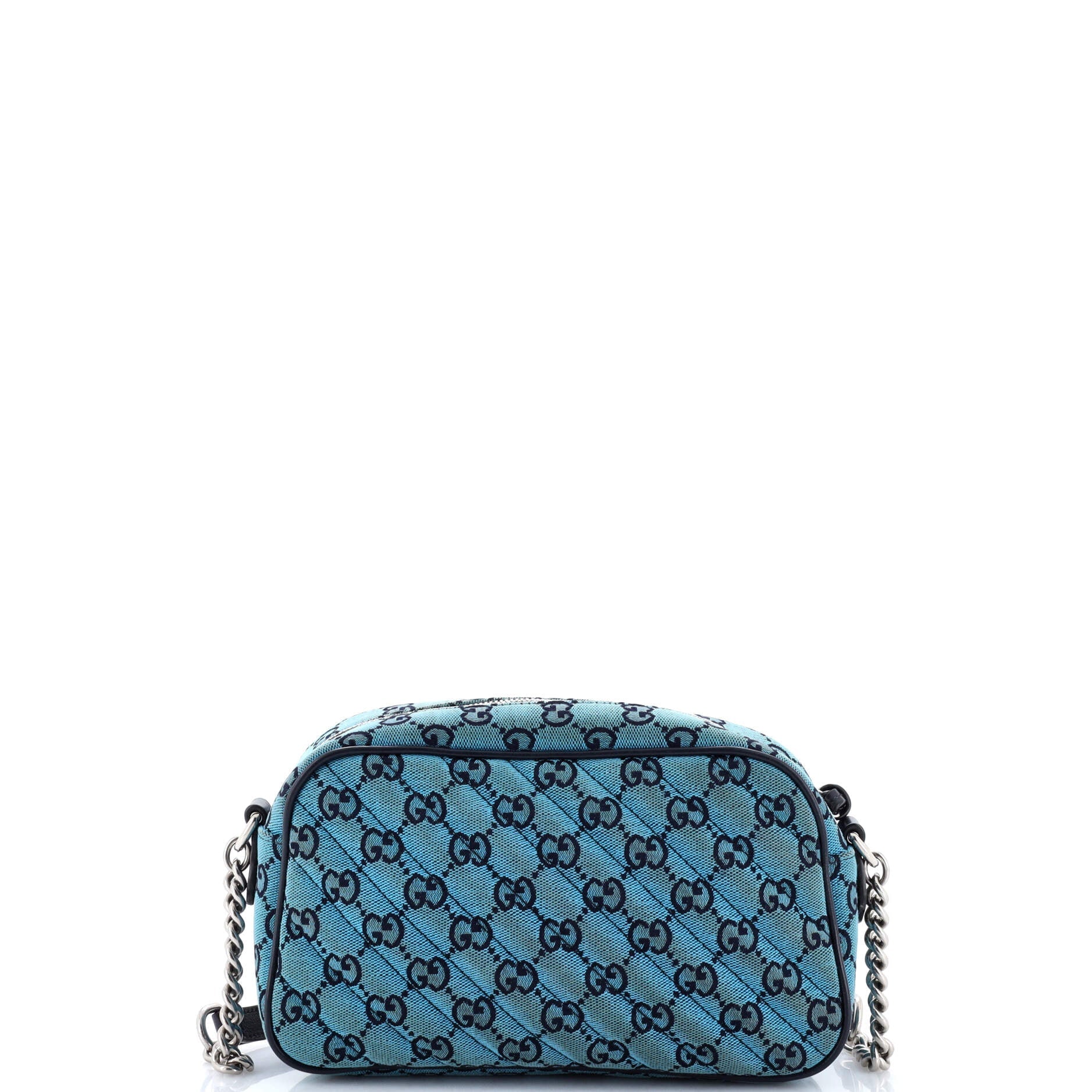 GG Marmont Shoulder Bag Multicolor Diagonal Quilted GG Canvas Small