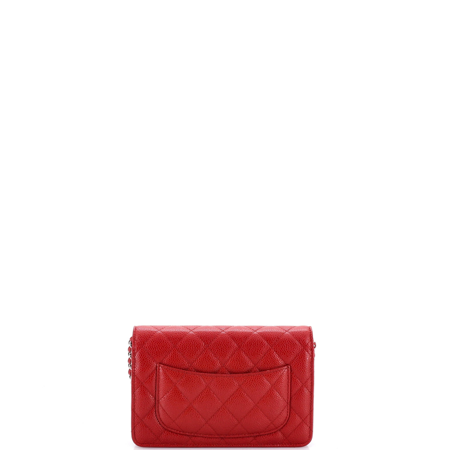 Wallet on Chain Quilted Caviar