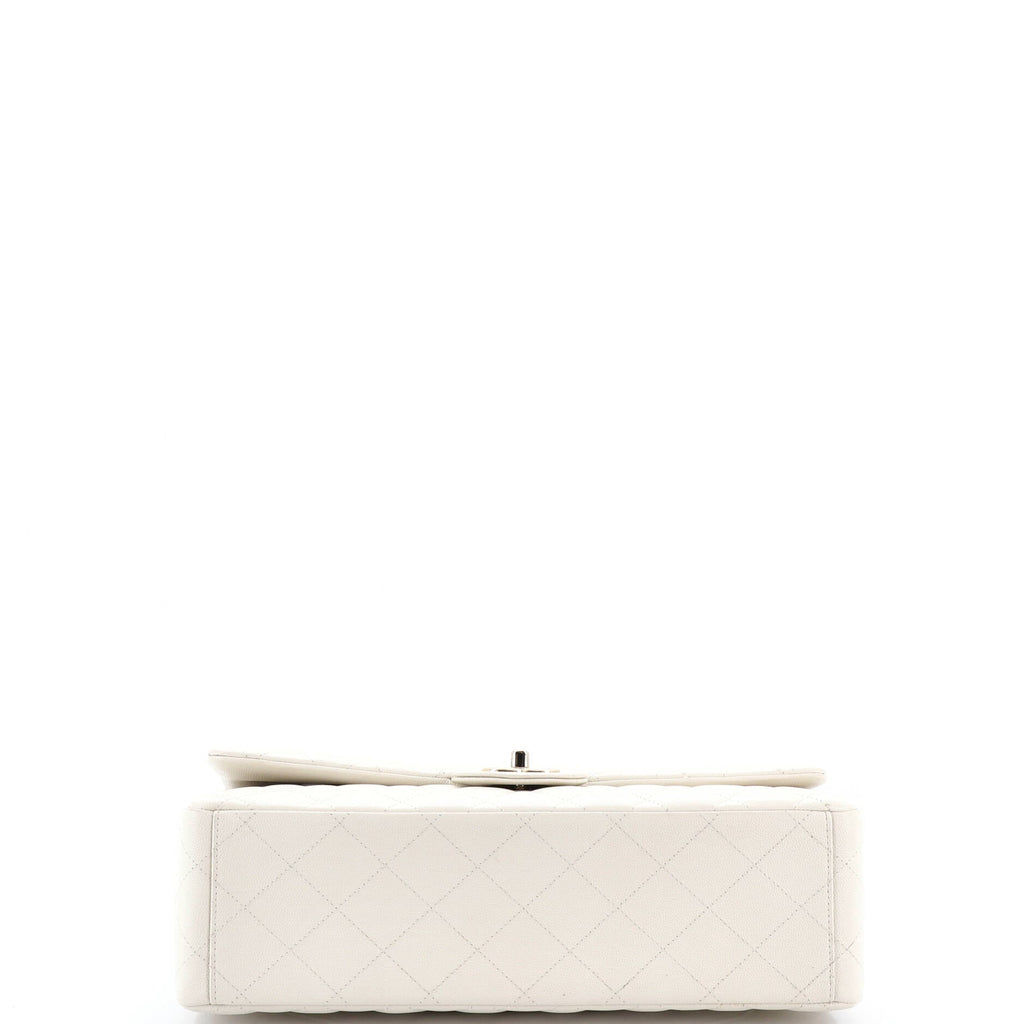 Classic Double Flap Bag Quilted Caviar Maxi