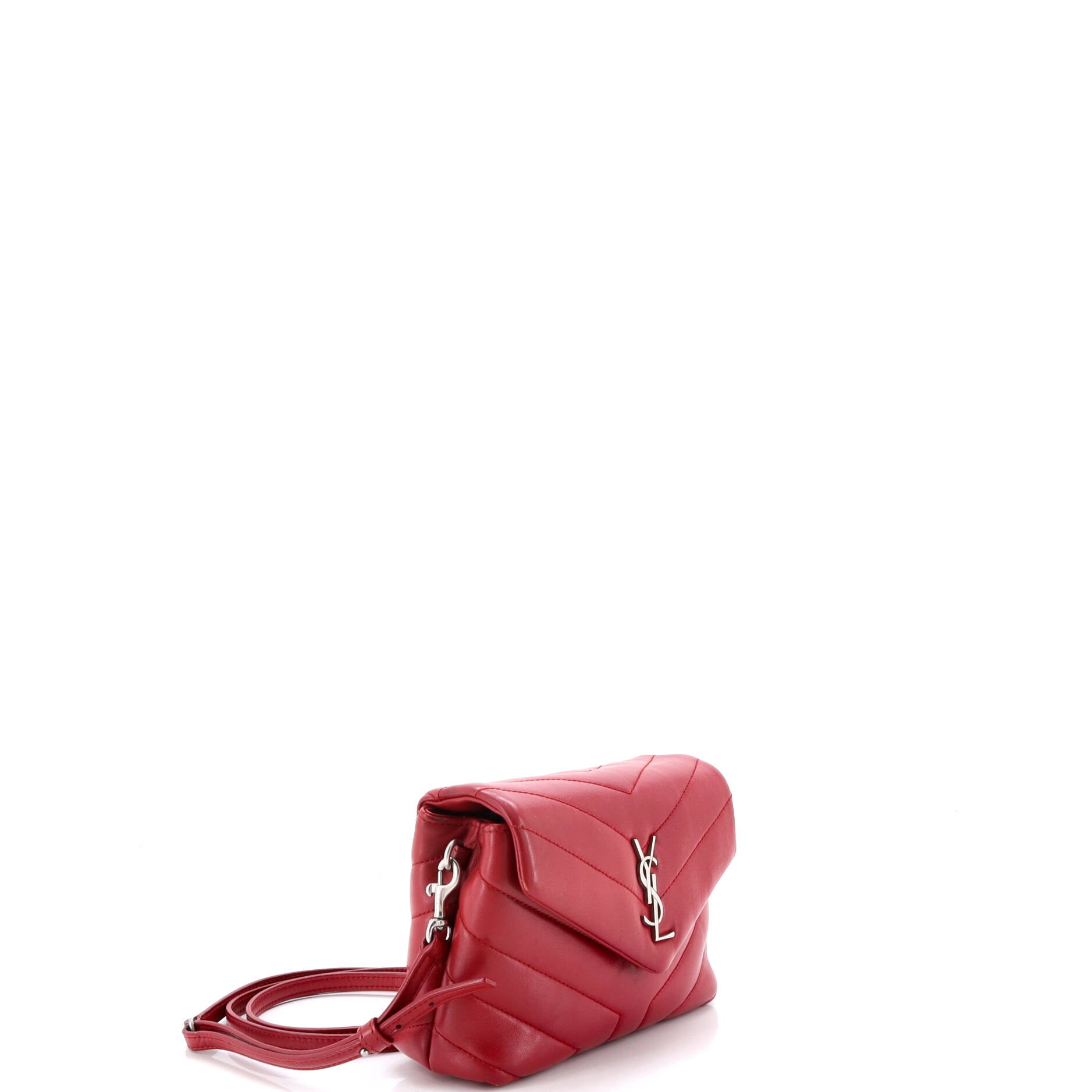 Loulou Shoulder Bag Matelasse Chevron Leather Toy