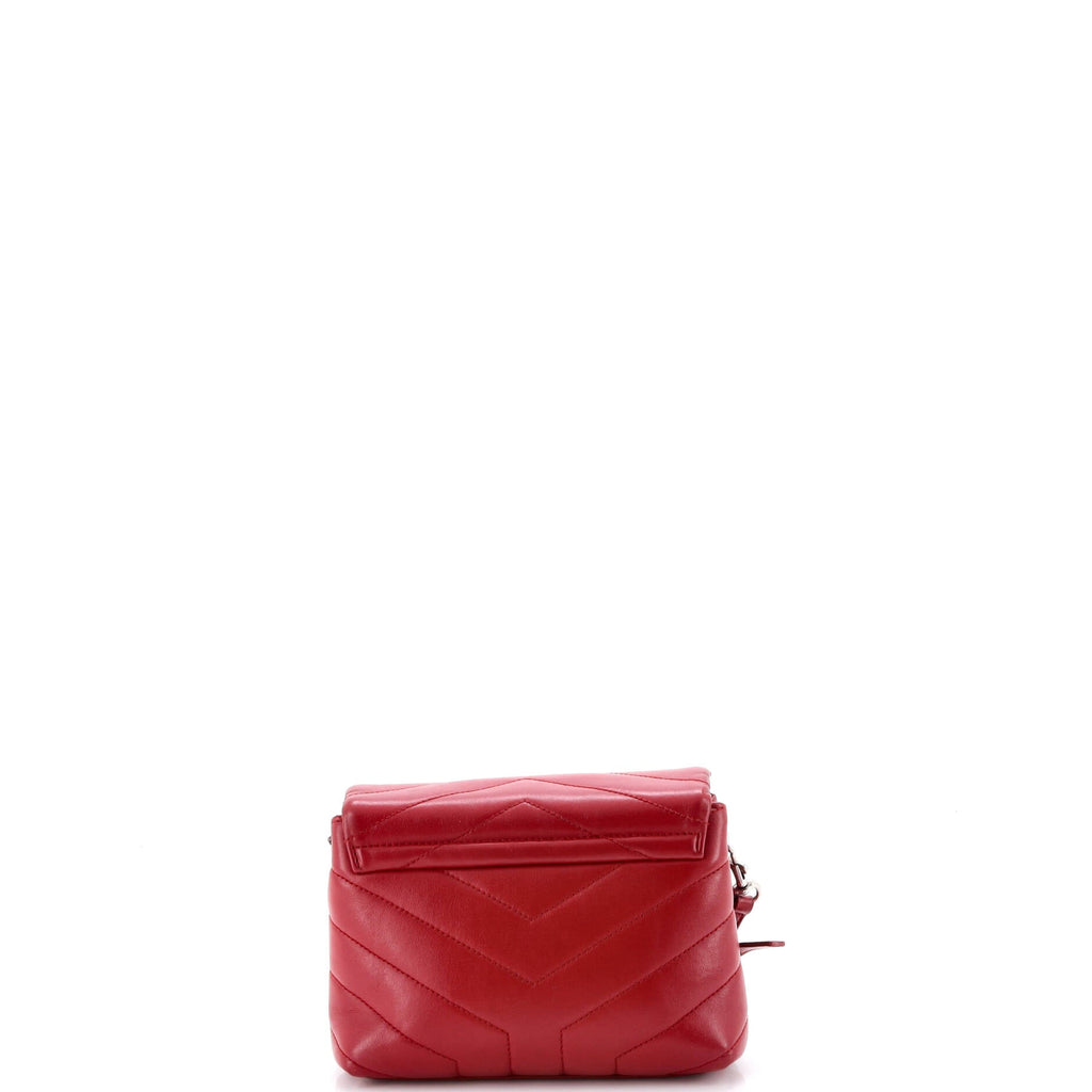 Loulou Shoulder Bag Matelasse Chevron Leather Toy