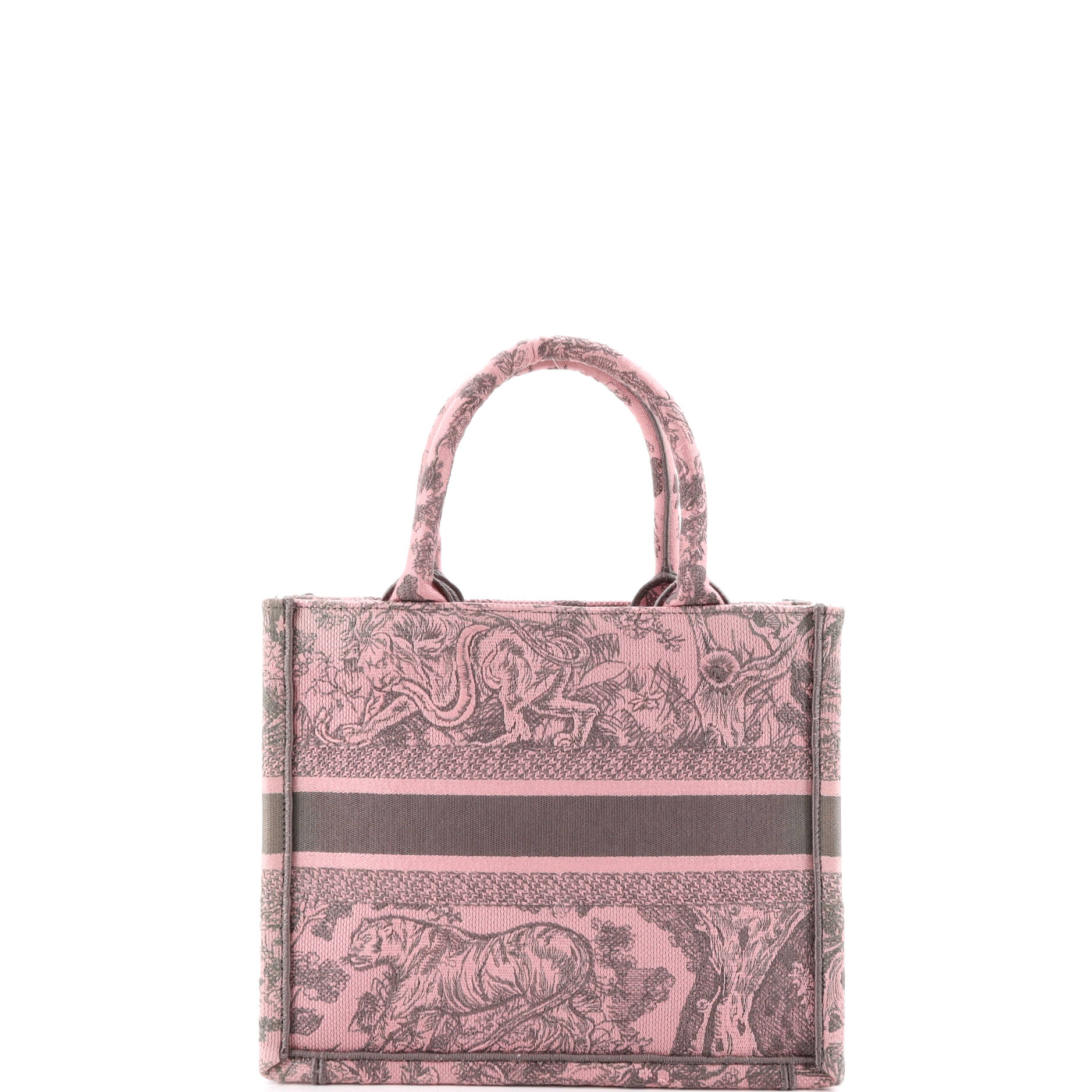 Book Tote Embroidered Canvas Small