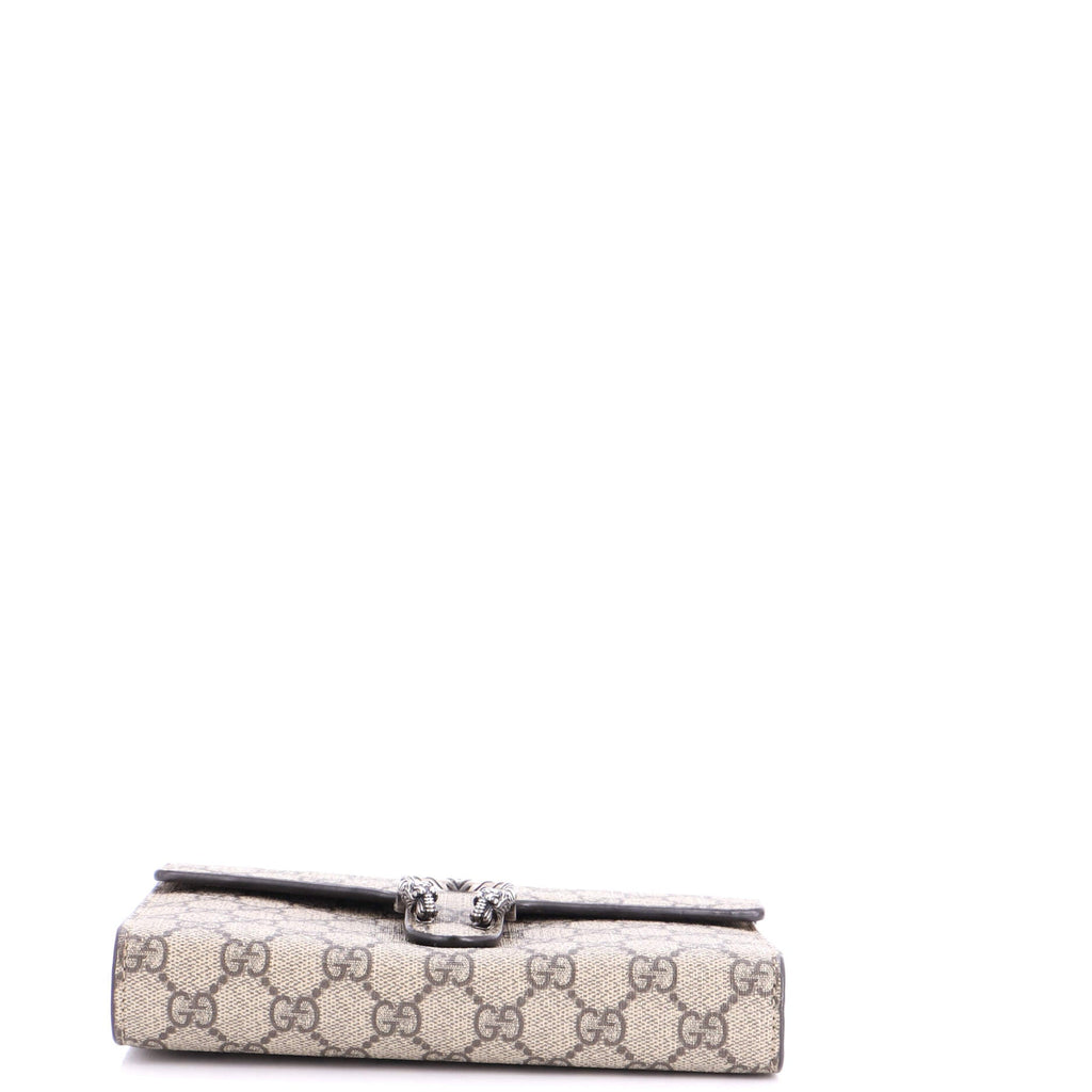 Dionysus Chain Wallet GG Coated Canvas Small