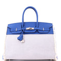 Fray Fray Birkin Bag Toile and Swift 35