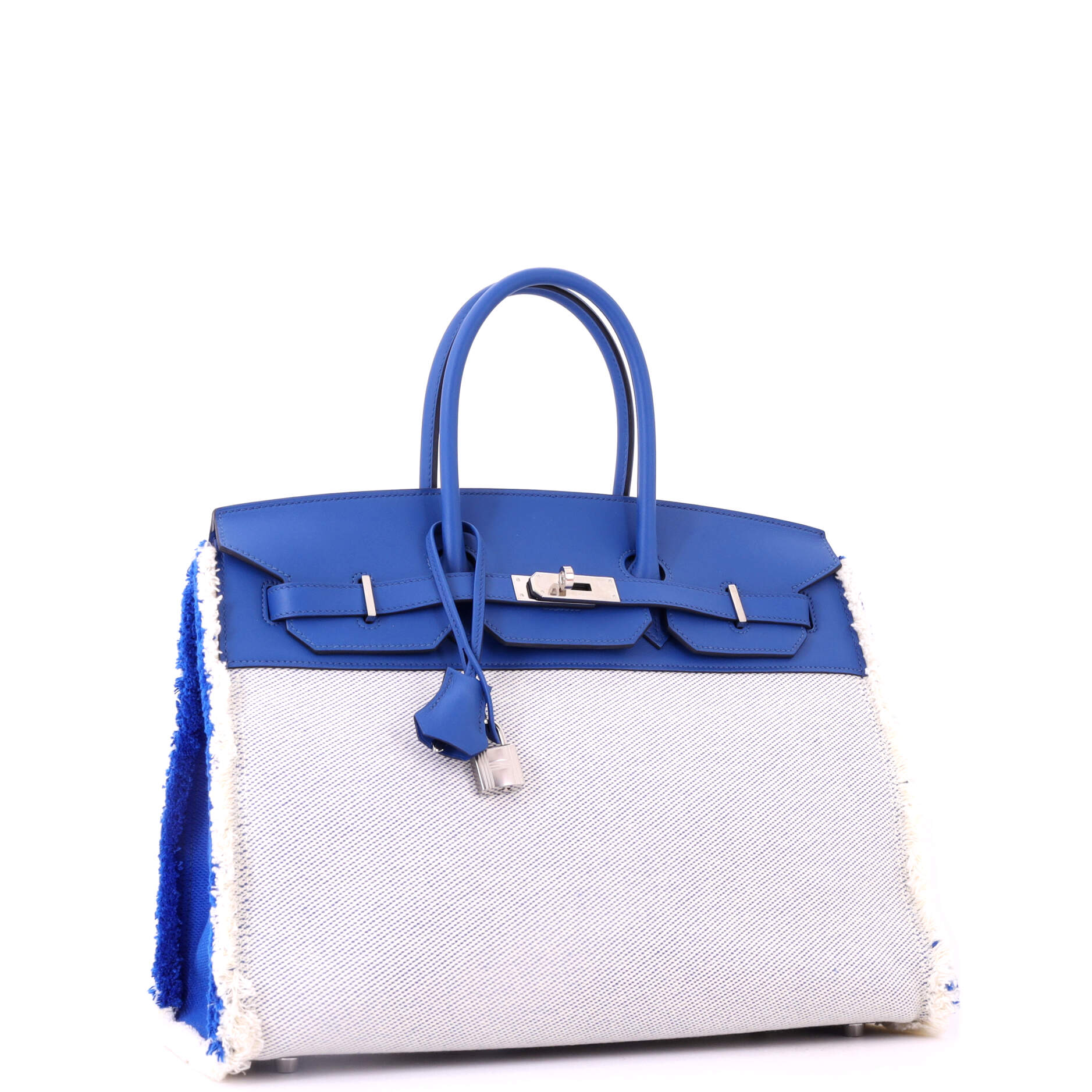 Fray Fray Birkin Bag Toile and Swift 35