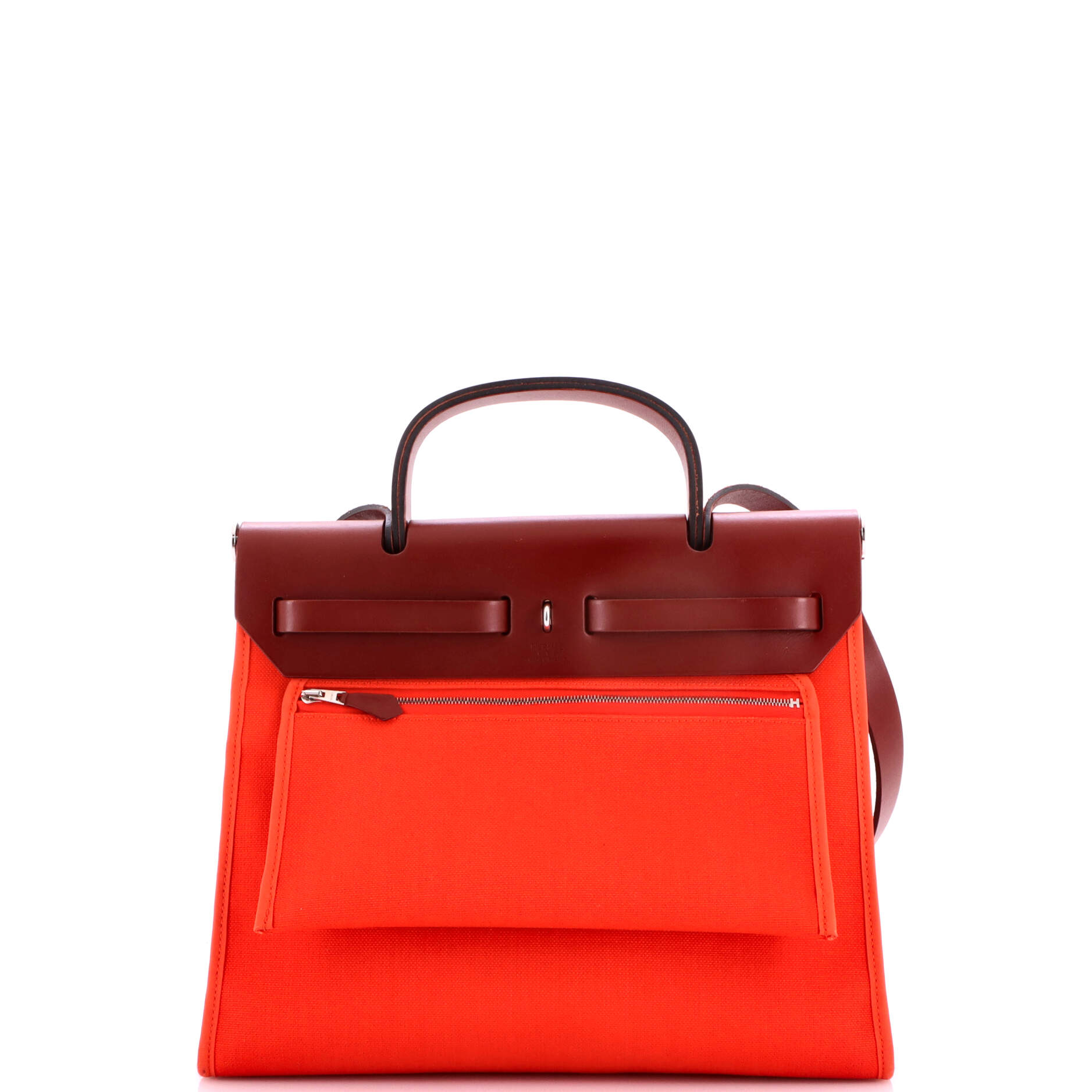 Herbag Zip Leather and Toile 31
