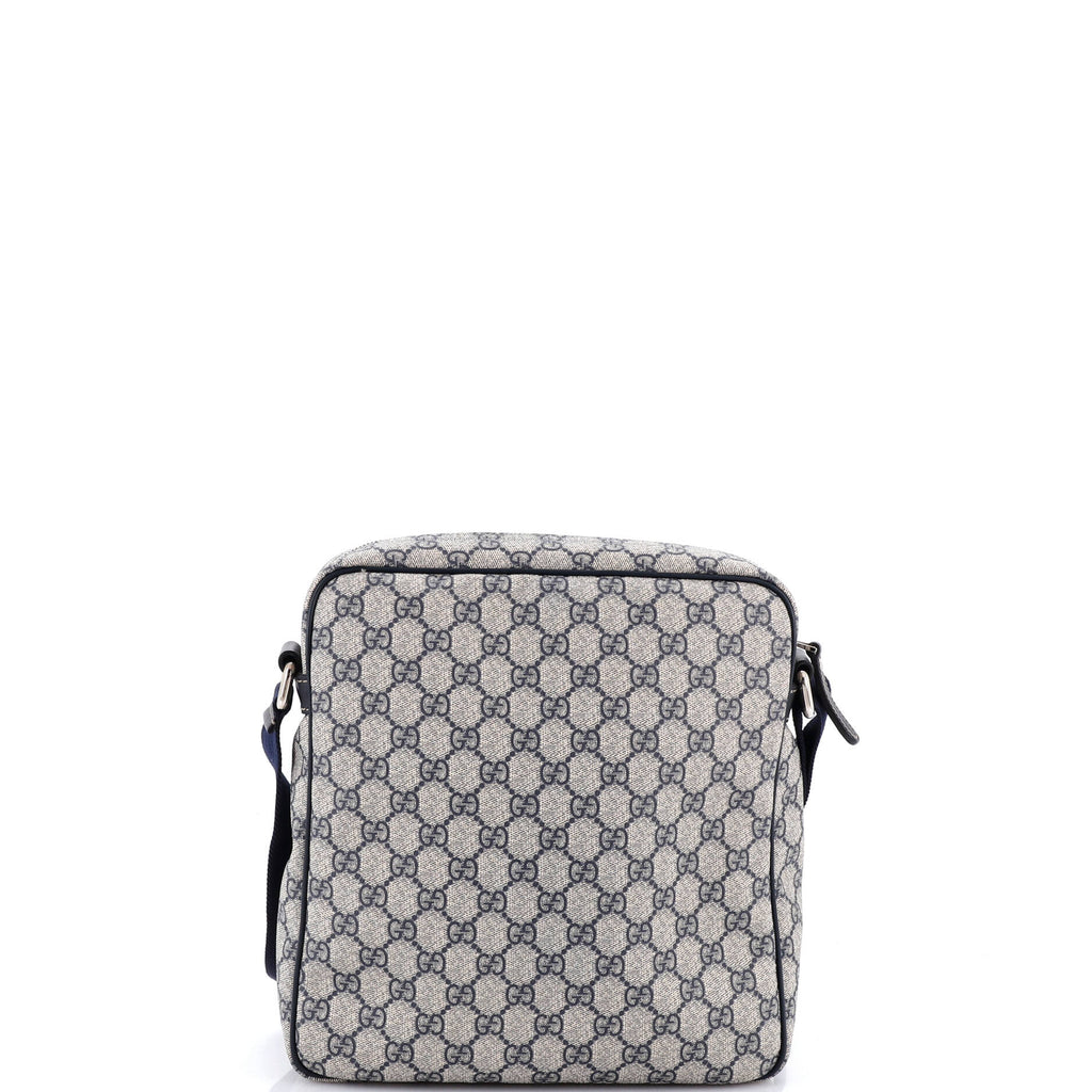 Front Zip Messenger GG Coated Canvas Medium