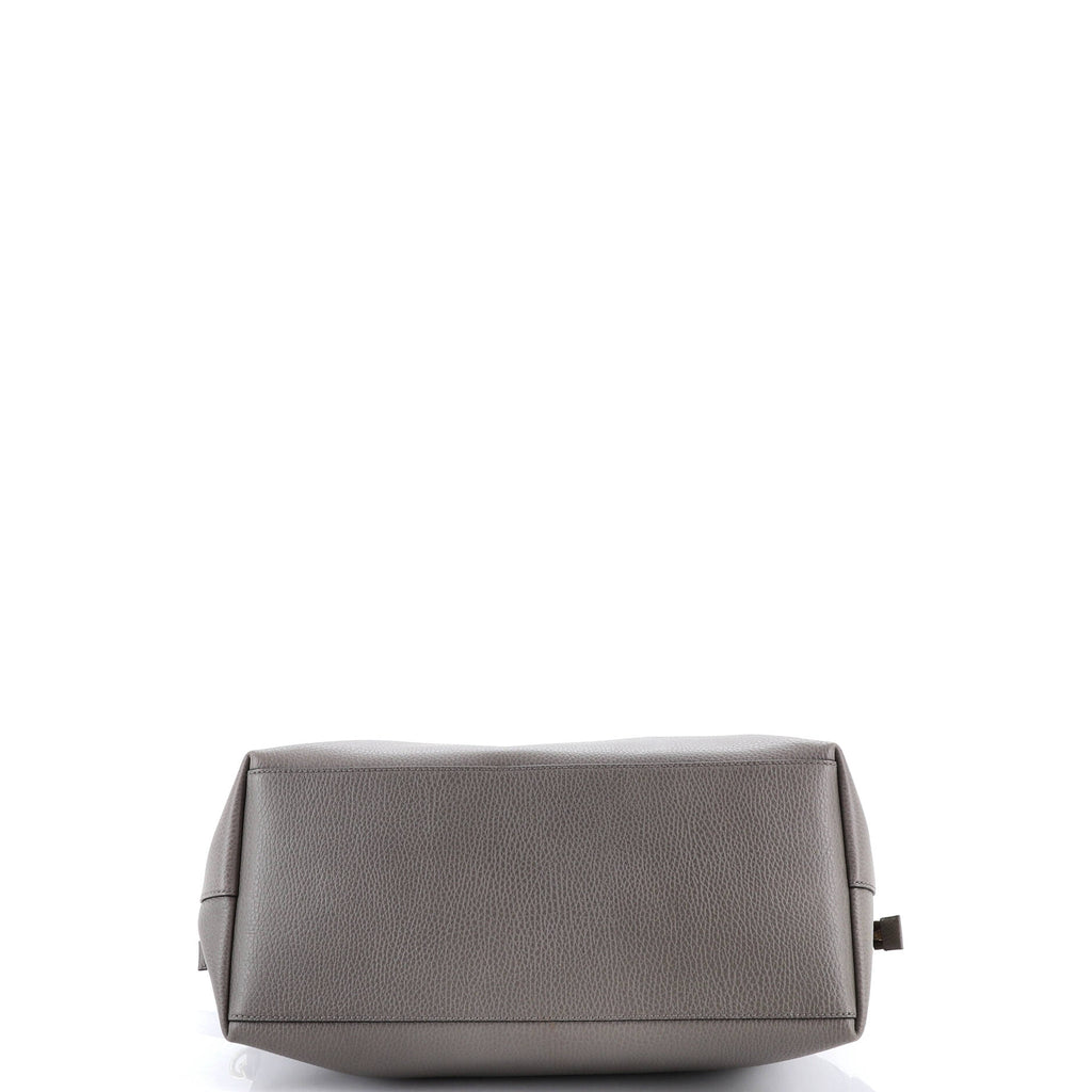 GG Charm Convertible Dome Satchel Leather Medium