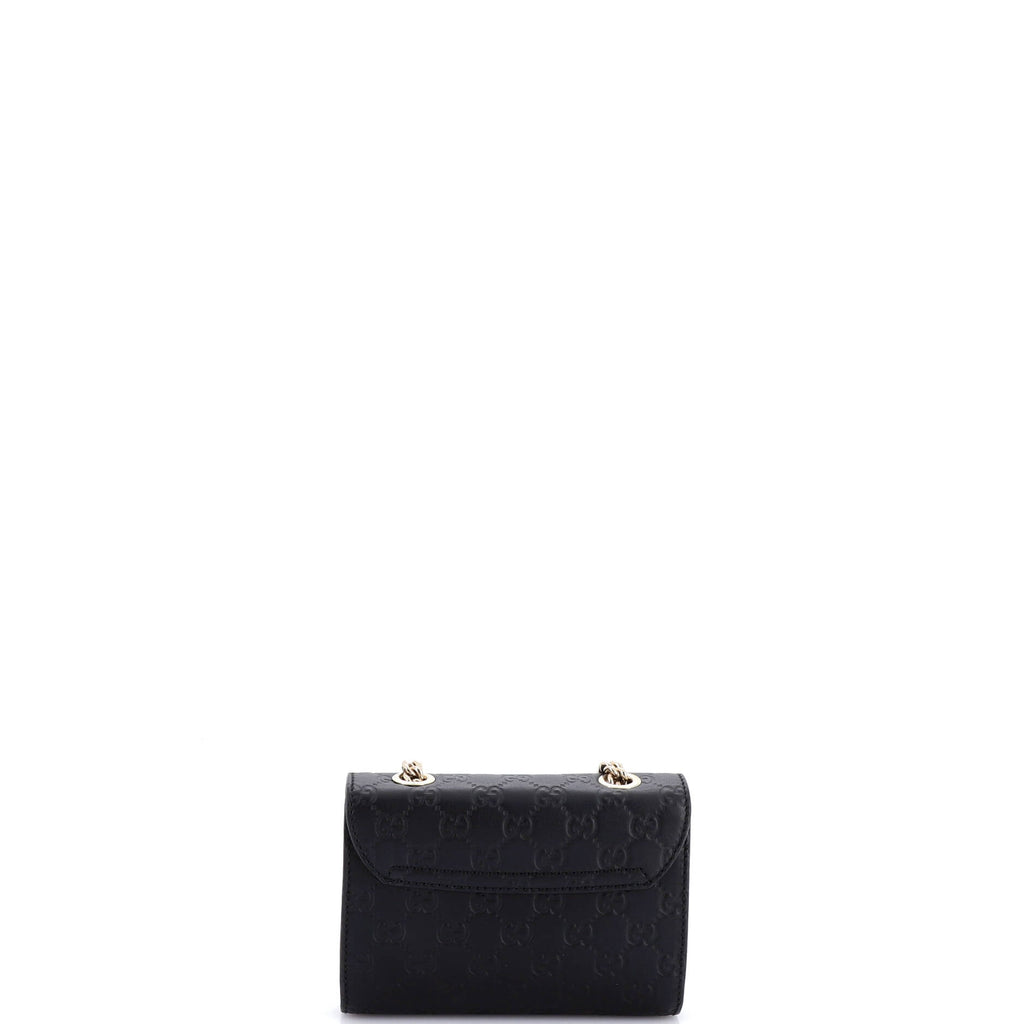 Emily Chain Flap Bag Guccissima Leather Mini