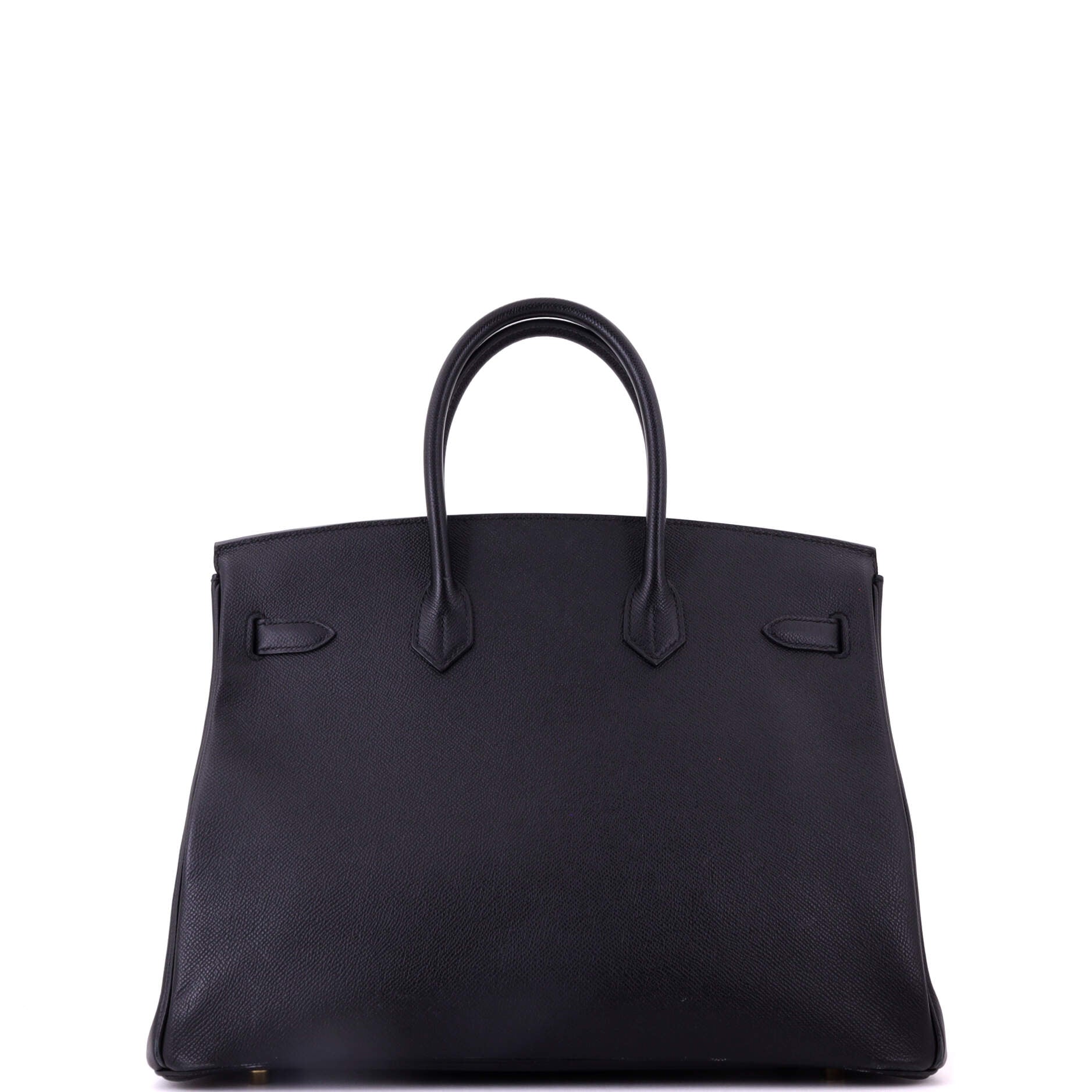 Birkin Handbag Noir Epsom with Gold Hardware 35
