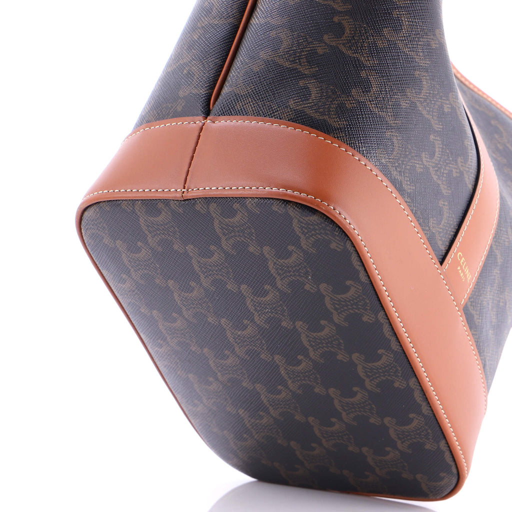 Bucket Bag Triomphe Coated Canvas Small