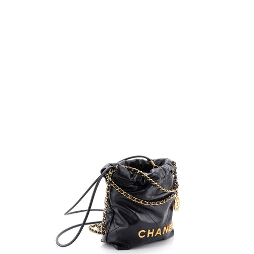 22 Chain Hobo Quilted Calfskin Mini
