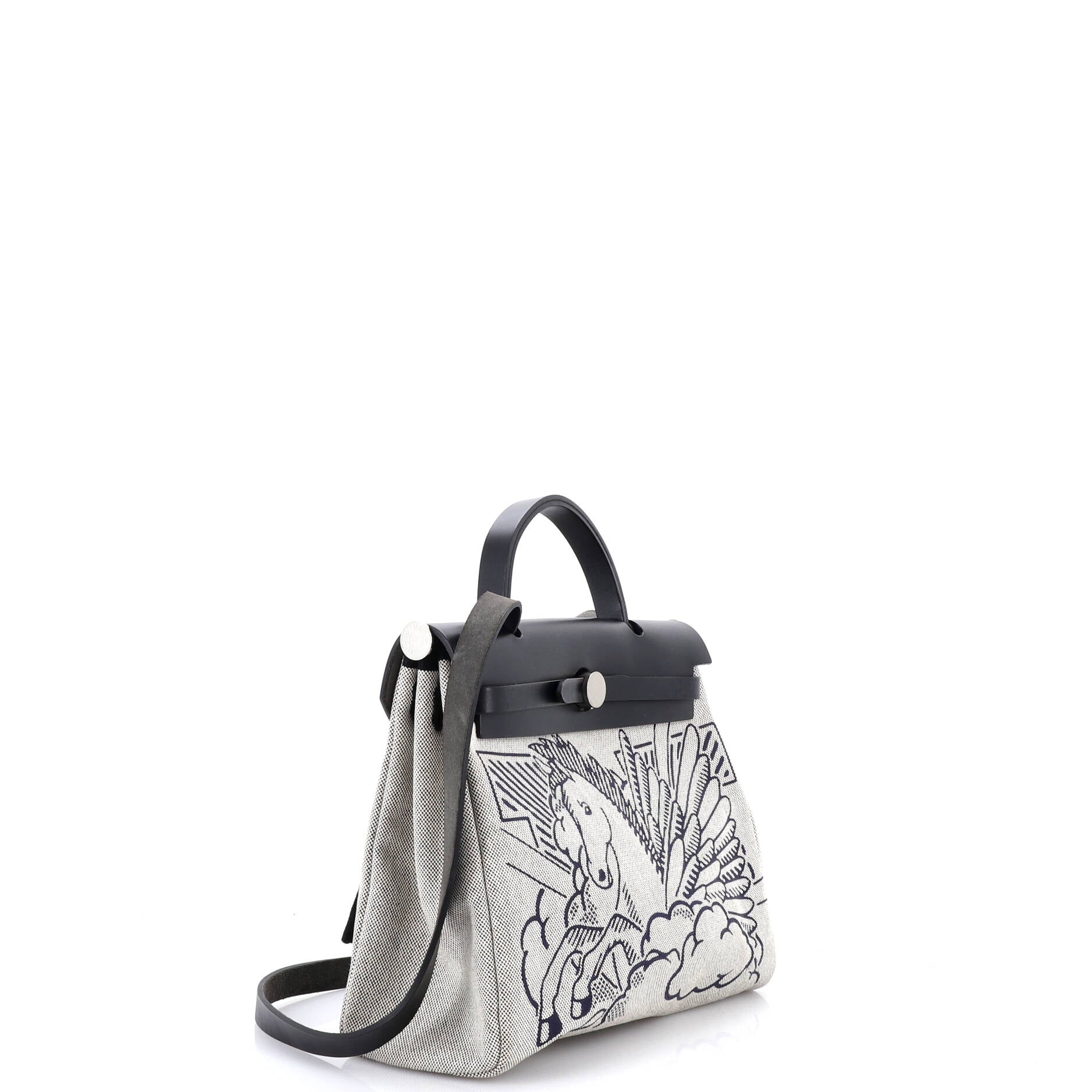 Herbag Zip Pegase Pop Toile and Leather 31