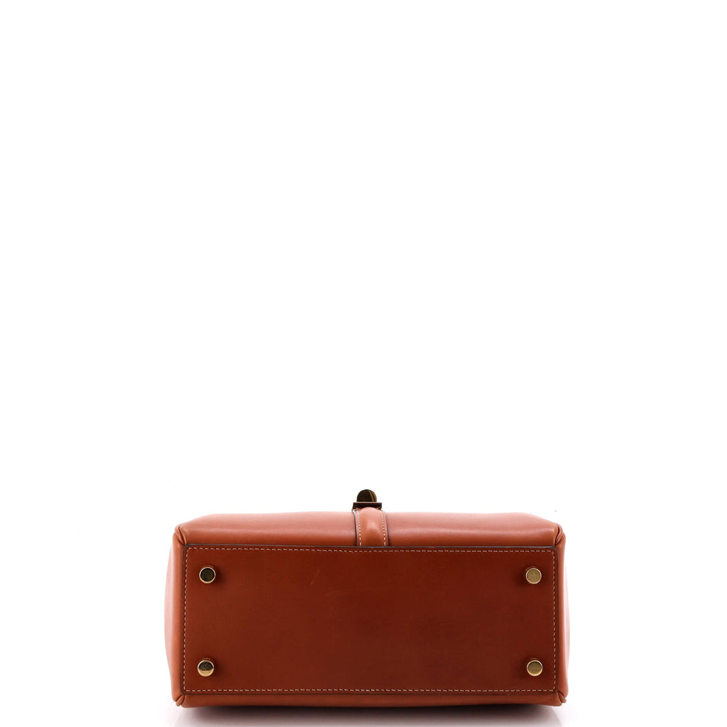 16 Top Handle Bag Smooth Calfskin Small
