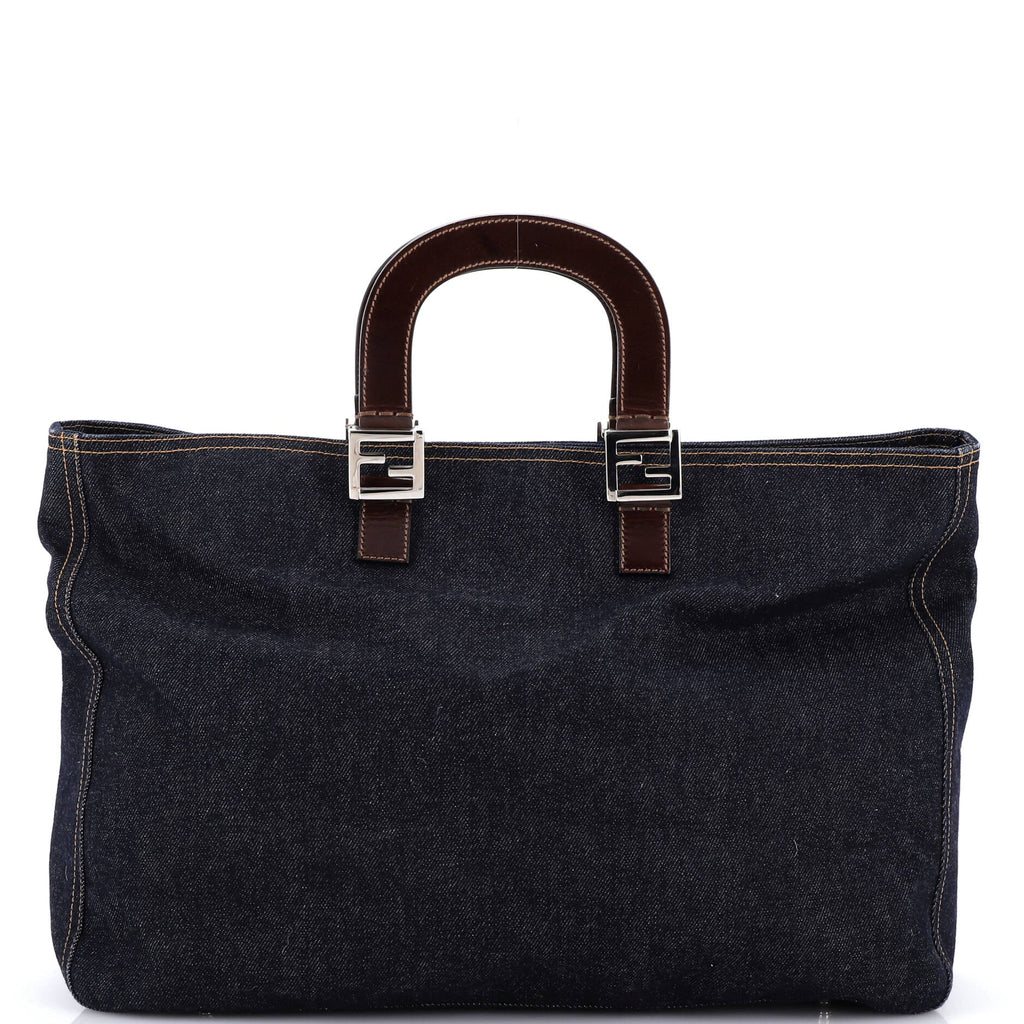 Vintage Open Tote Denim Large