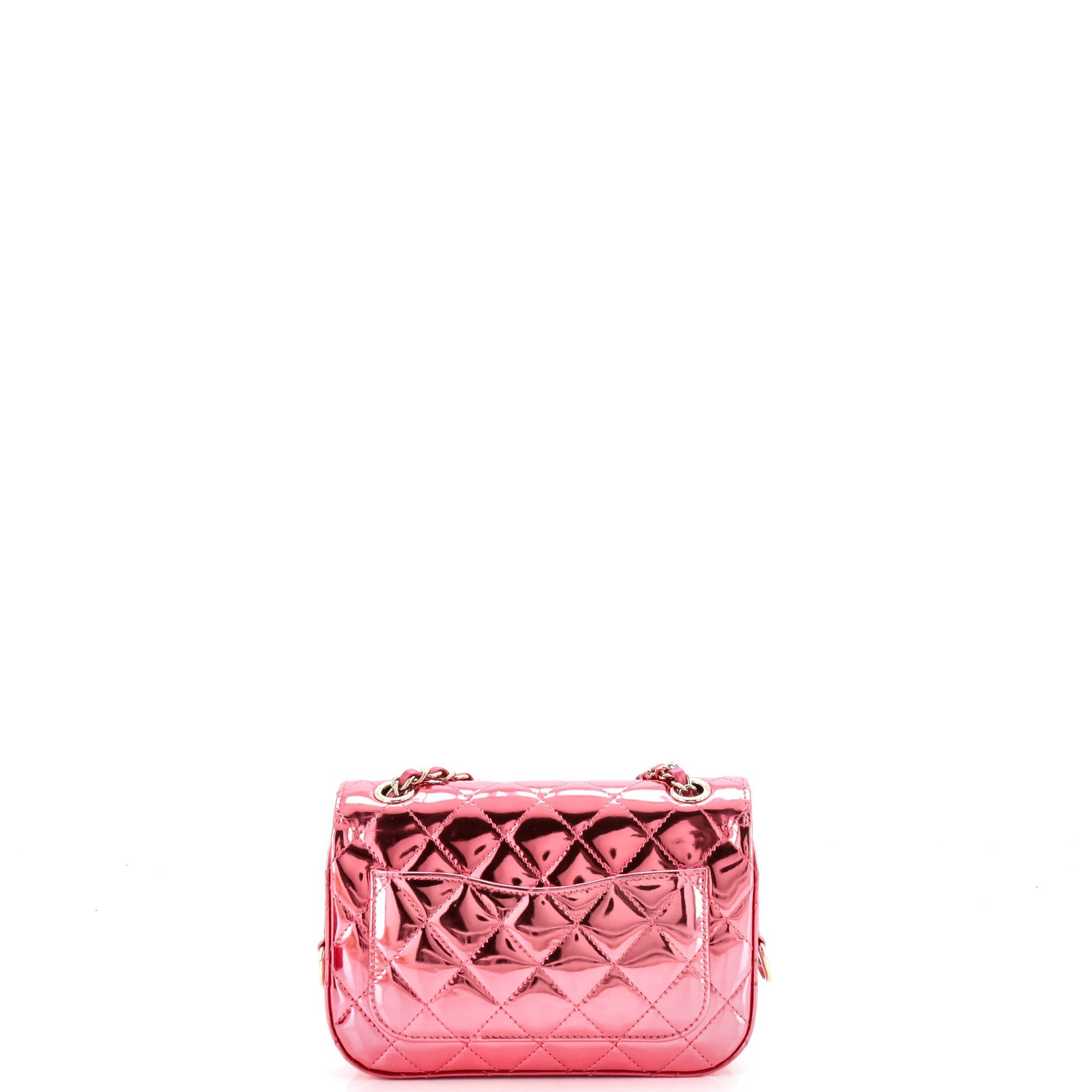 Hollywood Boulevard Flap Bag with Star Coin Purse Quilted Metallic Leather Mini