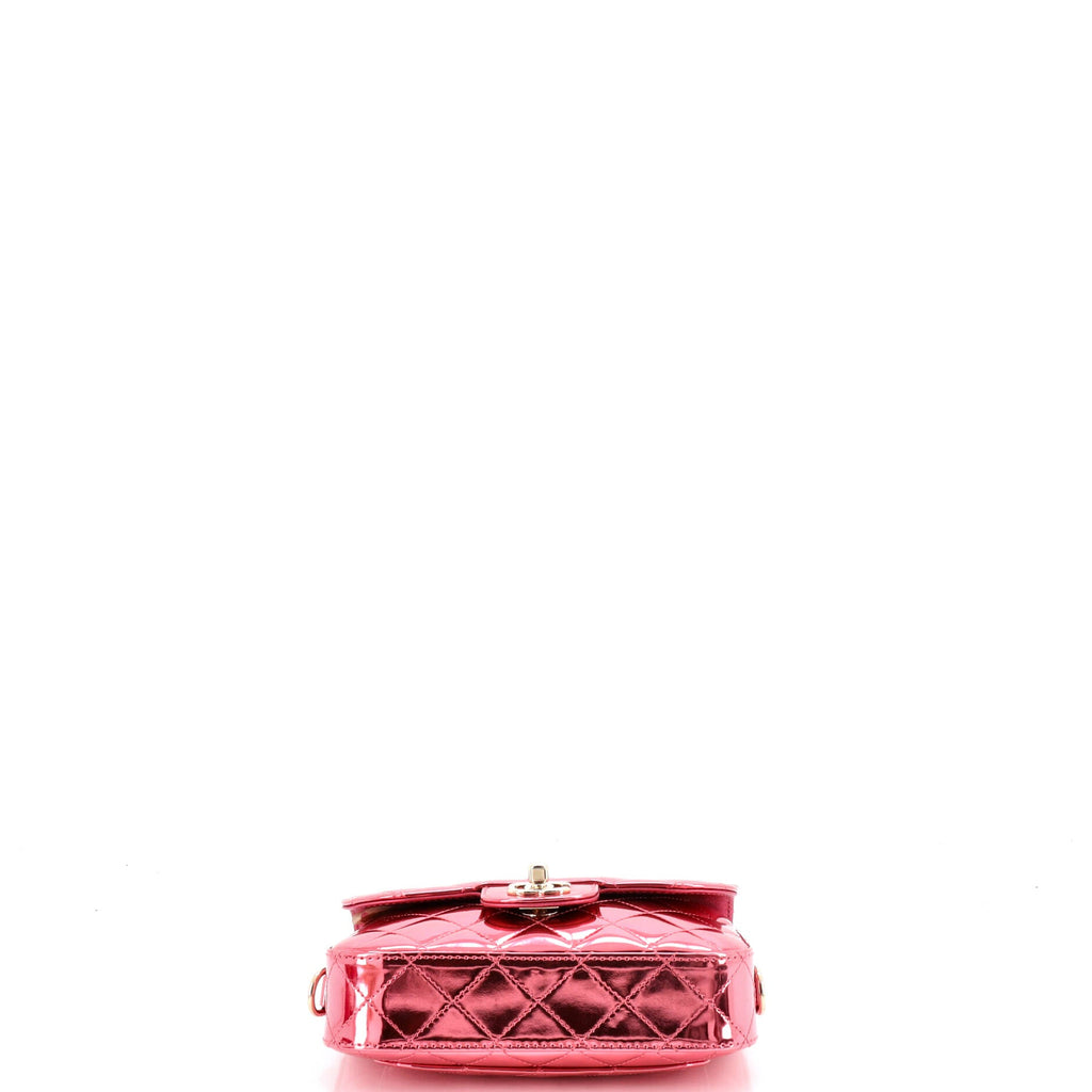 Hollywood Boulevard Flap Bag with Star Coin Purse Quilted Metallic Leather Mini