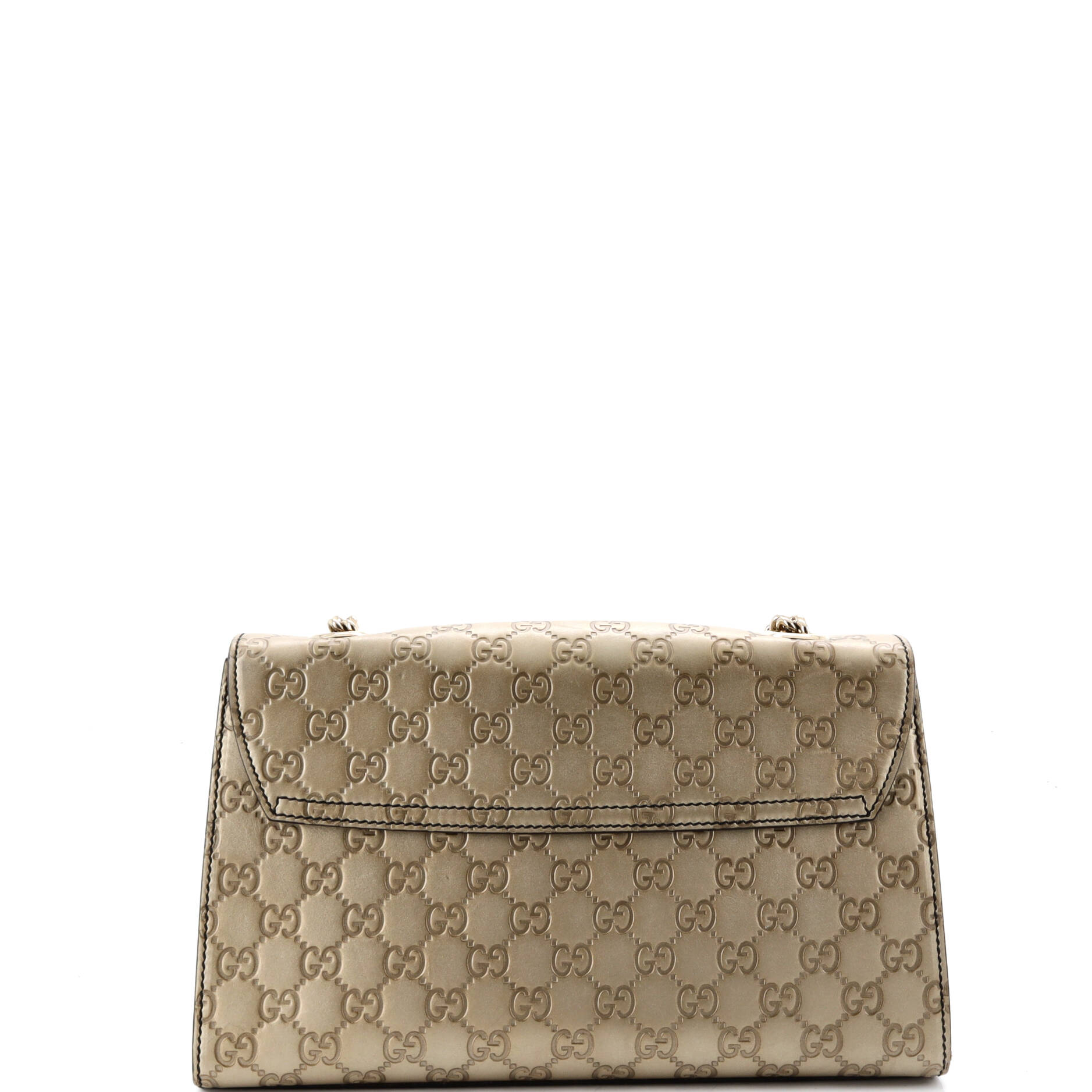Emily Chain Flap Bag Guccissima Leather Medium