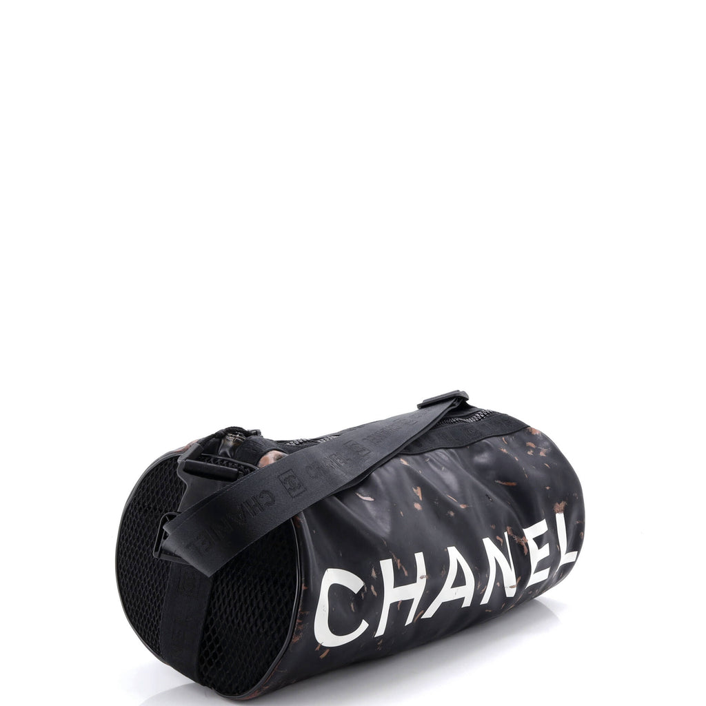 Sport Line Duffle Bag Printed Rubberized Leather Large