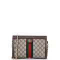 Ophidia Chain Shoulder Bag GG Coated Canvas Small