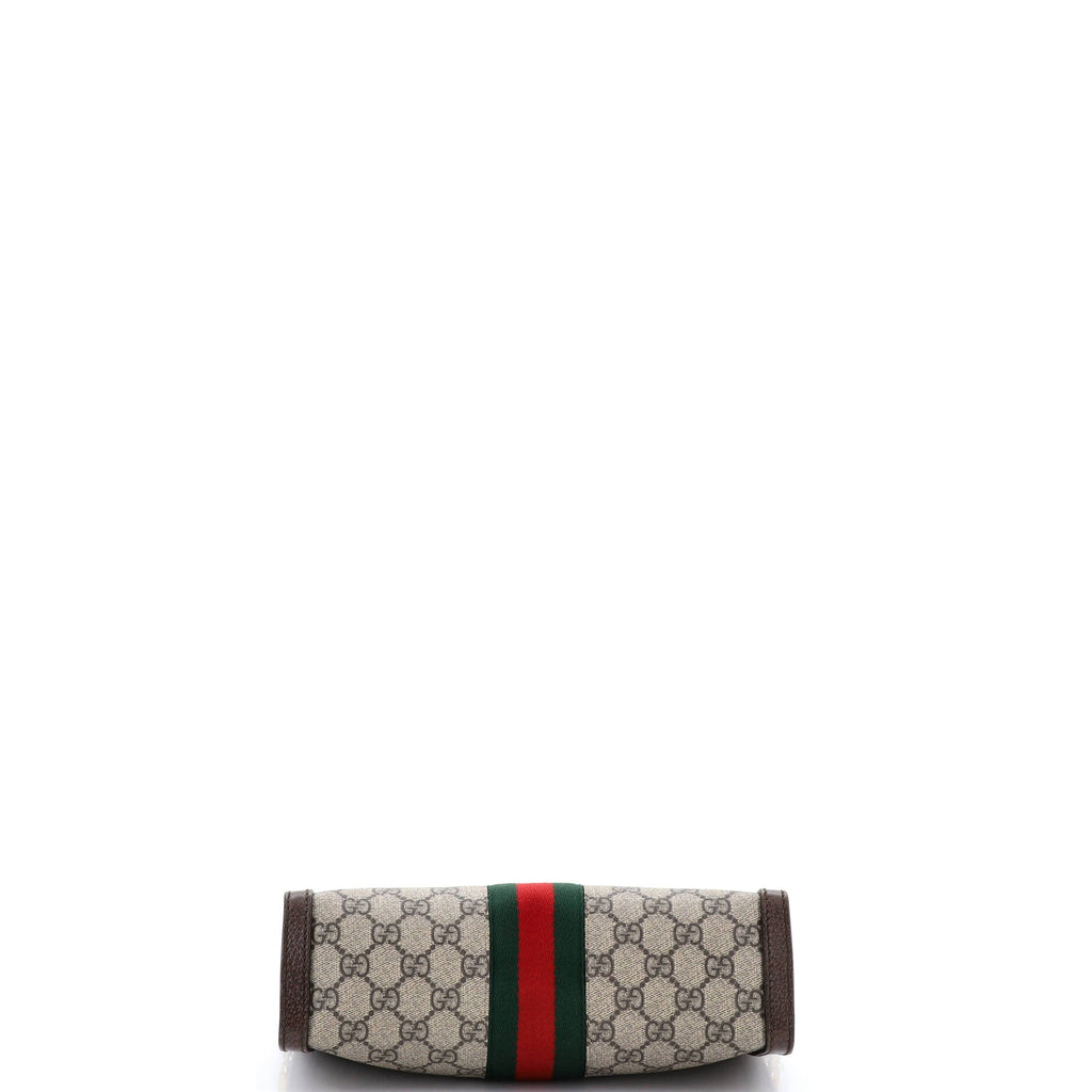 Ophidia Chain Shoulder Bag GG Coated Canvas Small