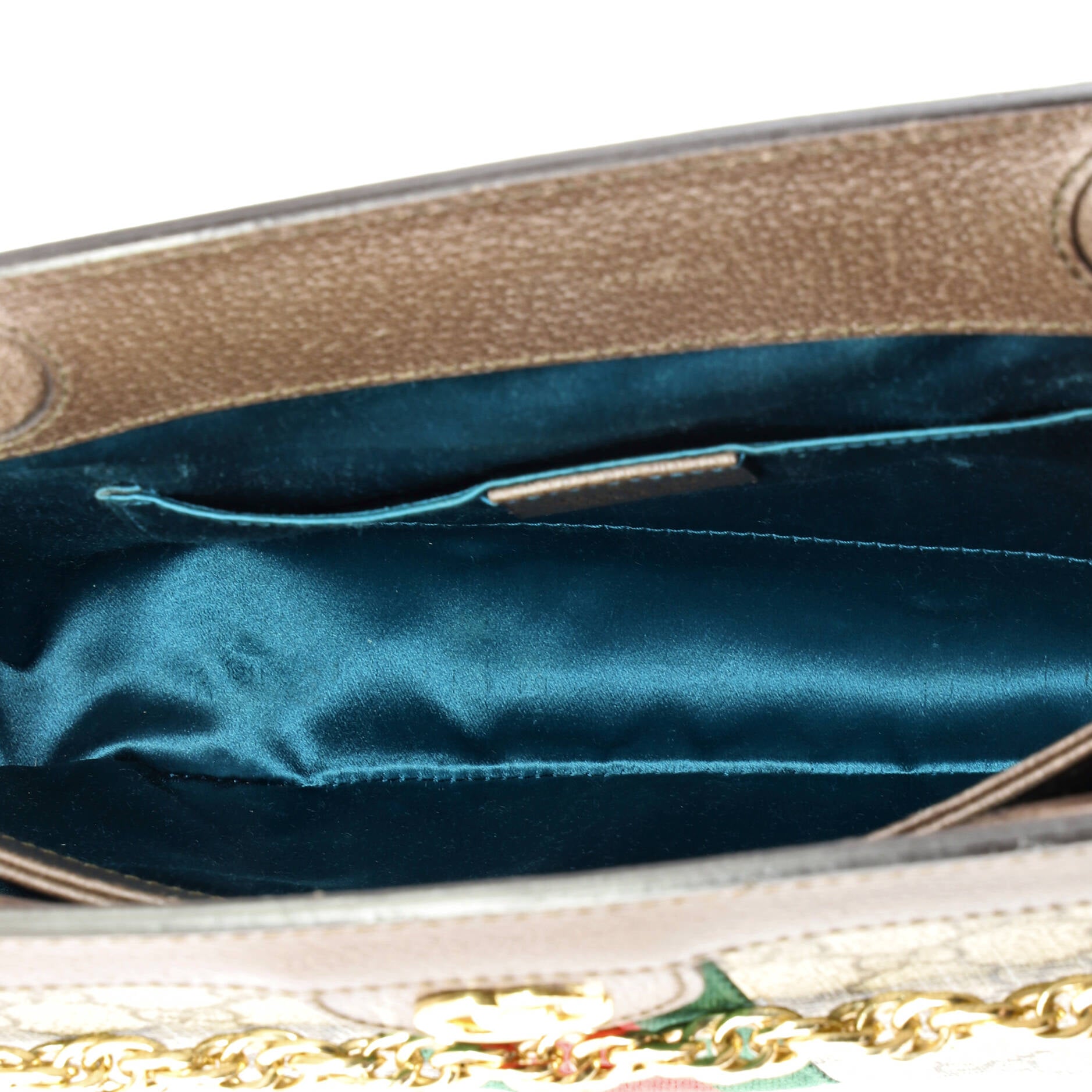 Ophidia Chain Shoulder Bag GG Coated Canvas Small