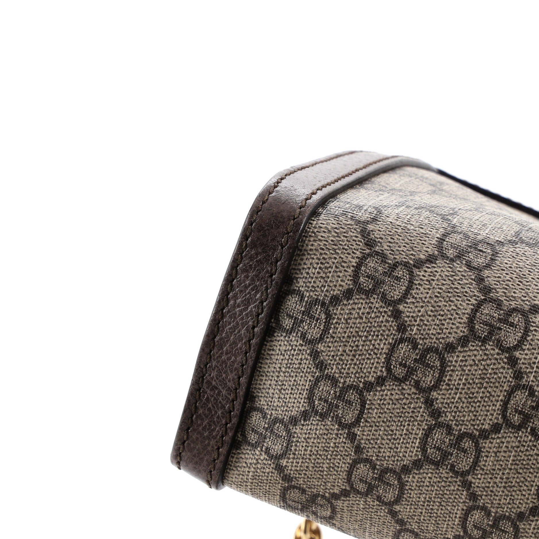 Ophidia Chain Shoulder Bag GG Coated Canvas Small