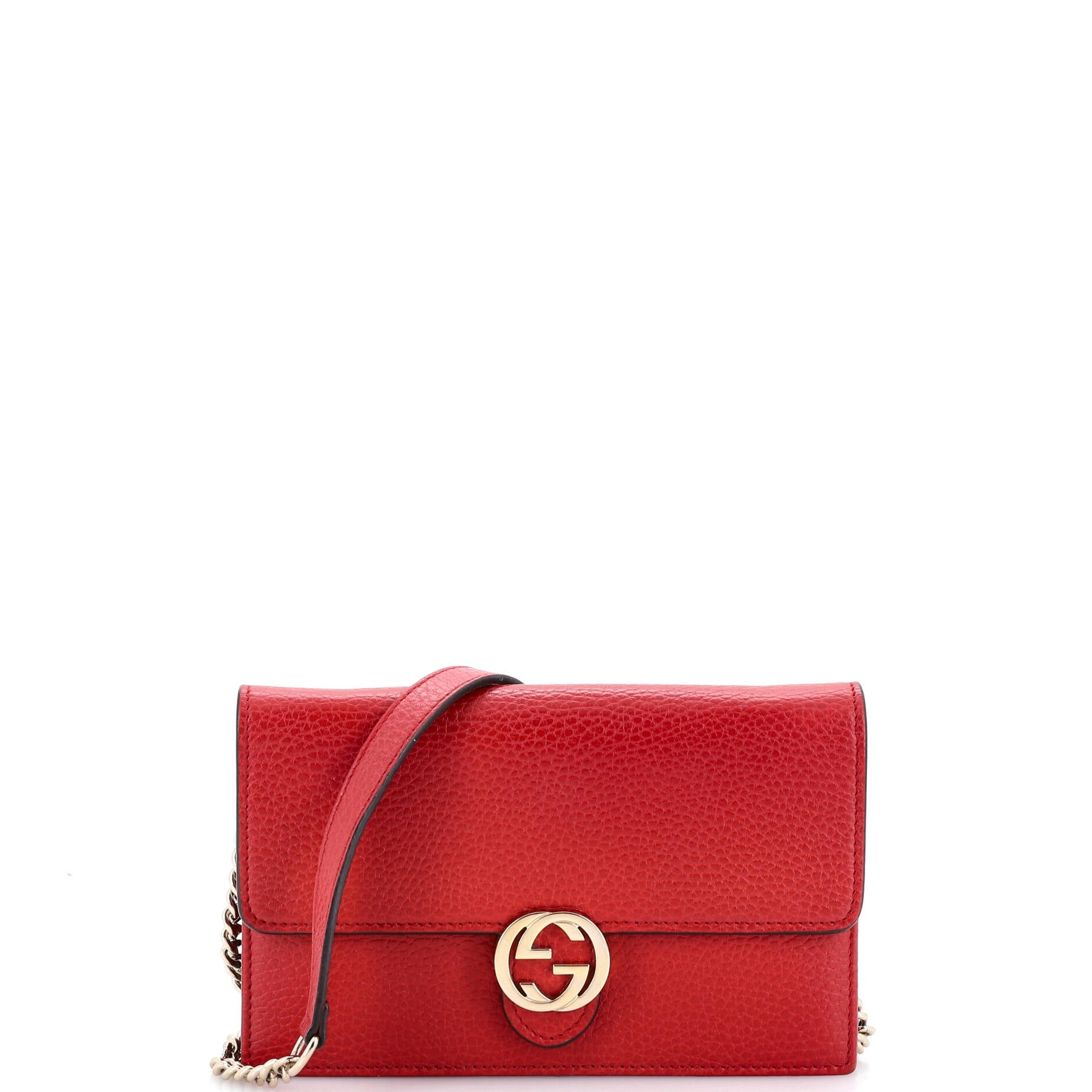 Interlocking Wallet on Chain Leather