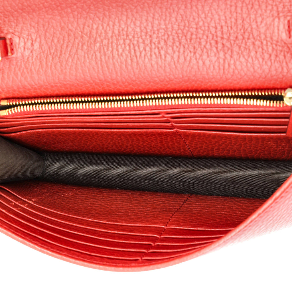 Interlocking Wallet on Chain Leather