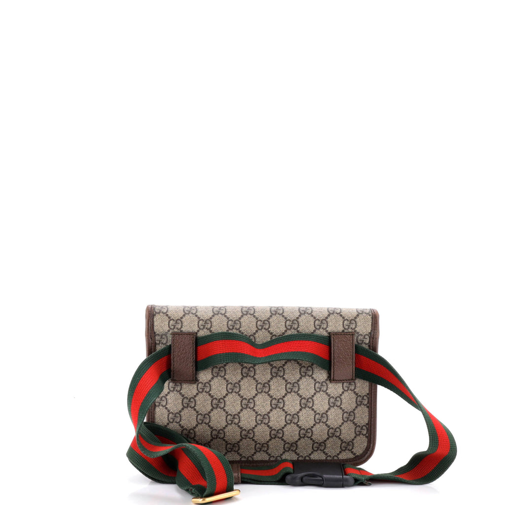 Neo Vintage Flap Belt Bag GG Coated Canvas