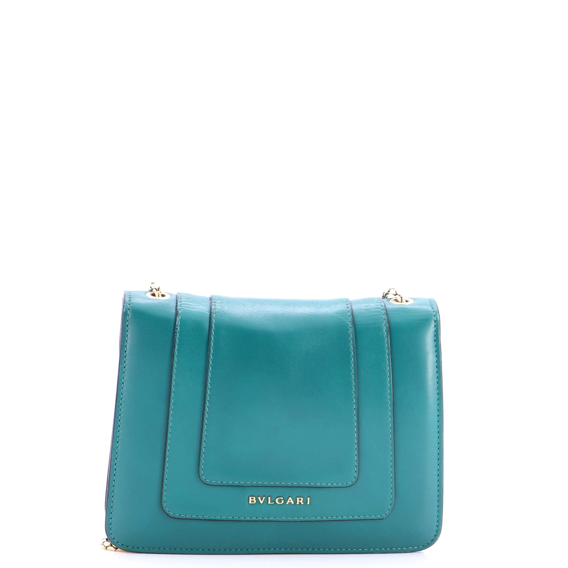 Serpenti Forever Square Shoulder Bag Leather Small