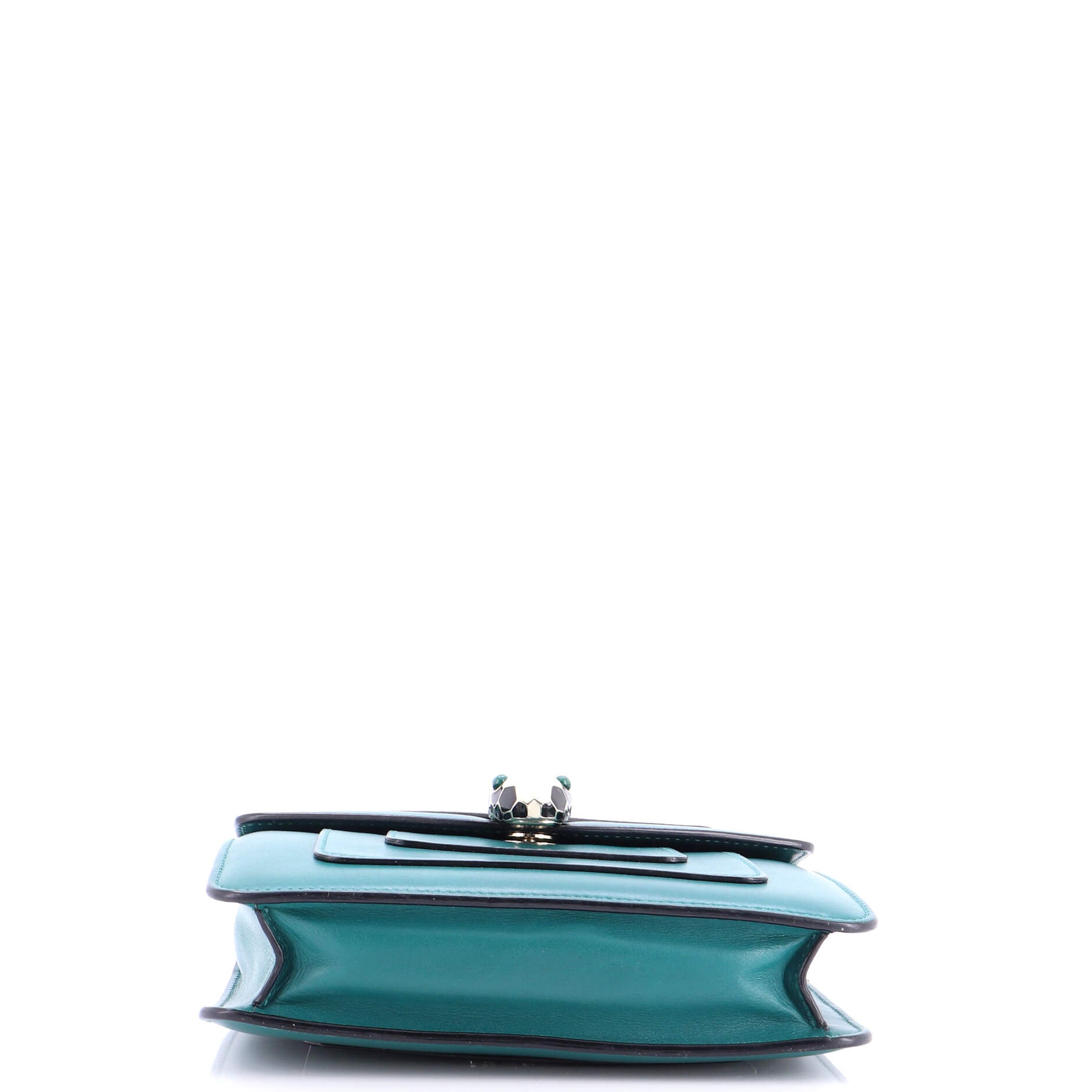 Serpenti Forever Square Shoulder Bag Leather Small