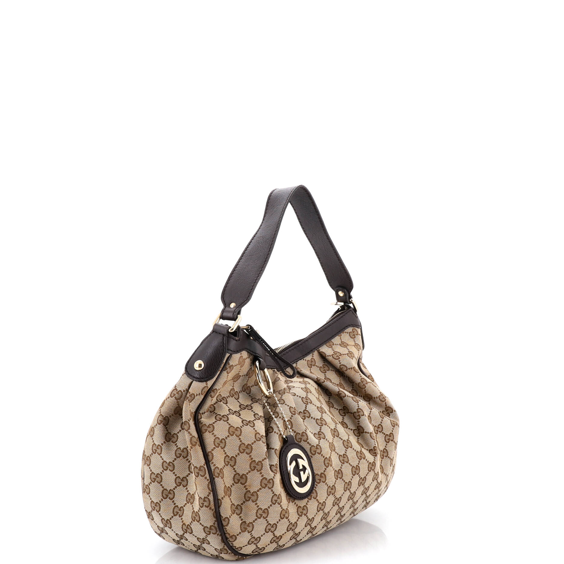 Sukey Hobo GG Canvas with Leather Medium