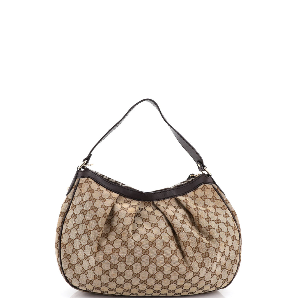 Sukey Hobo GG Canvas with Leather Medium