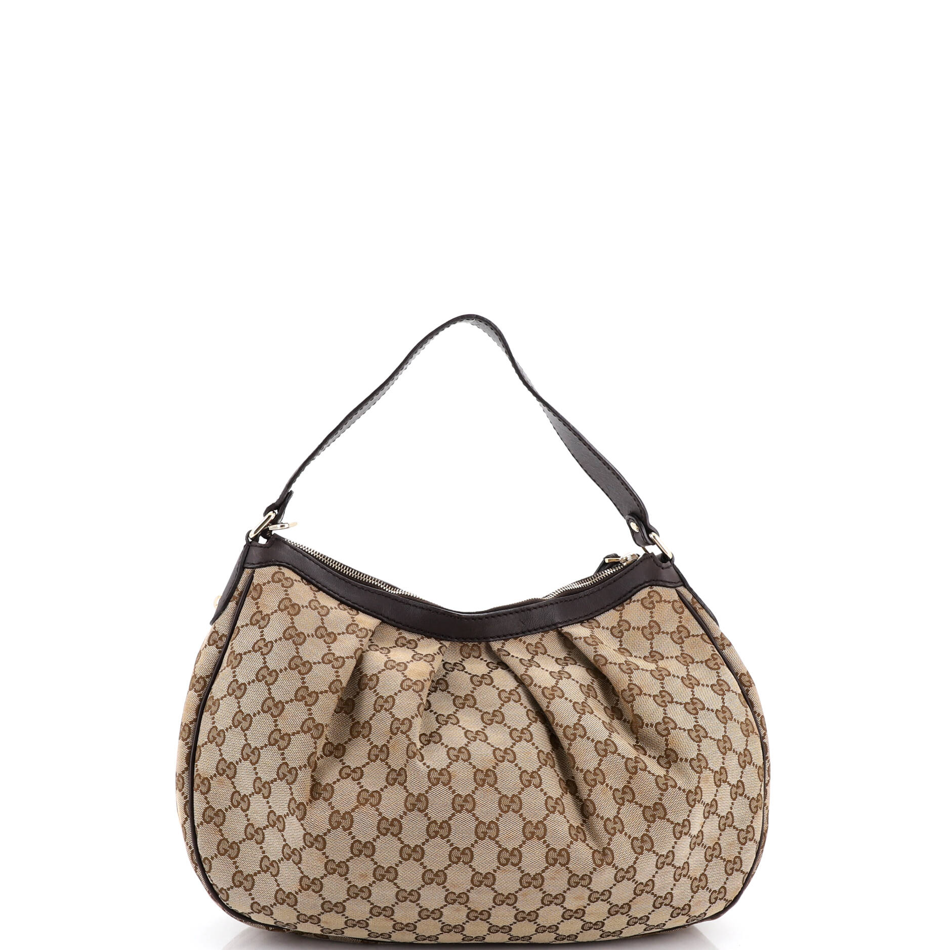 Sukey Hobo GG Canvas with Leather Medium
