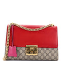 Padlock Shoulder Bag GG Coated Canvas and Leather Medium
