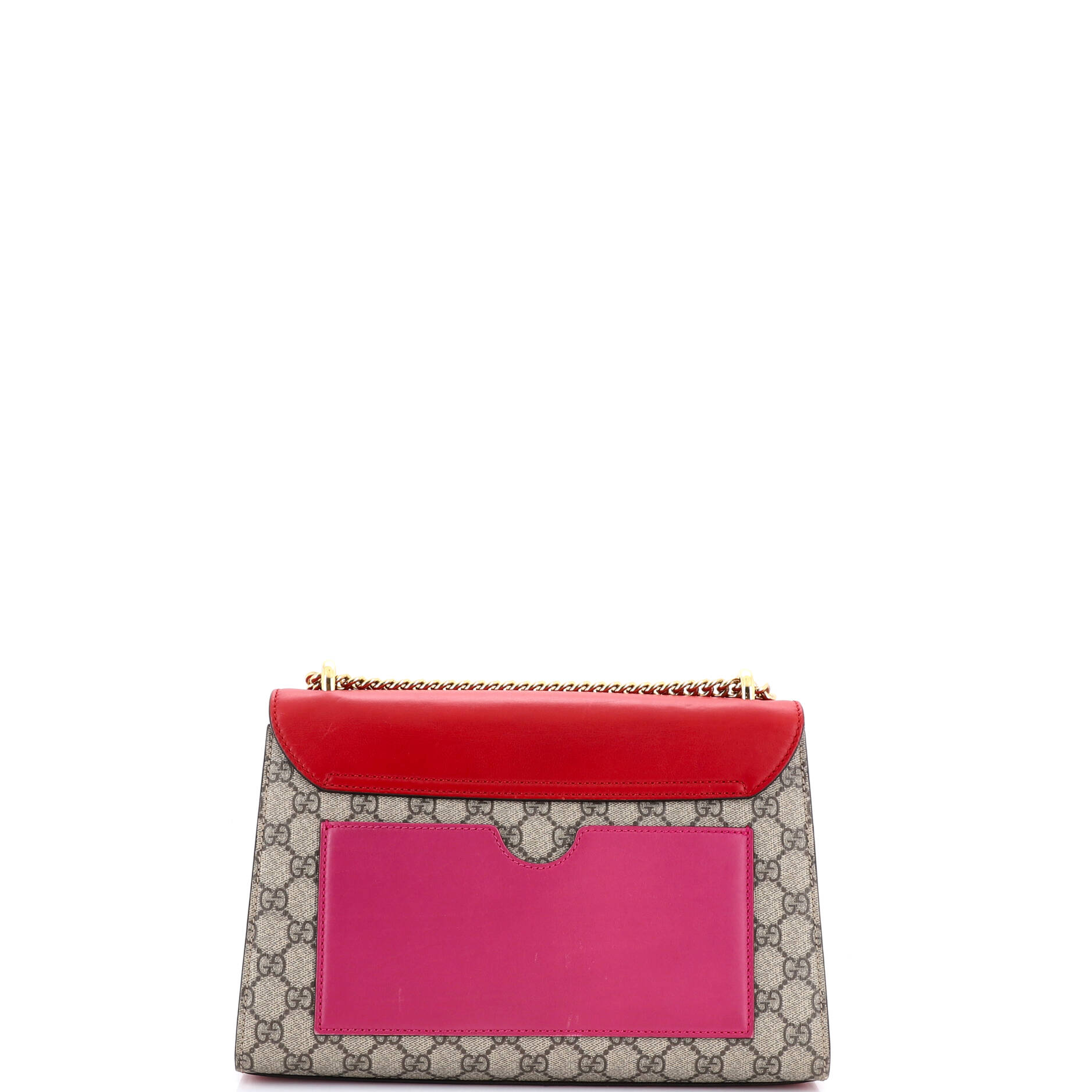 Padlock Shoulder Bag GG Coated Canvas and Leather Medium