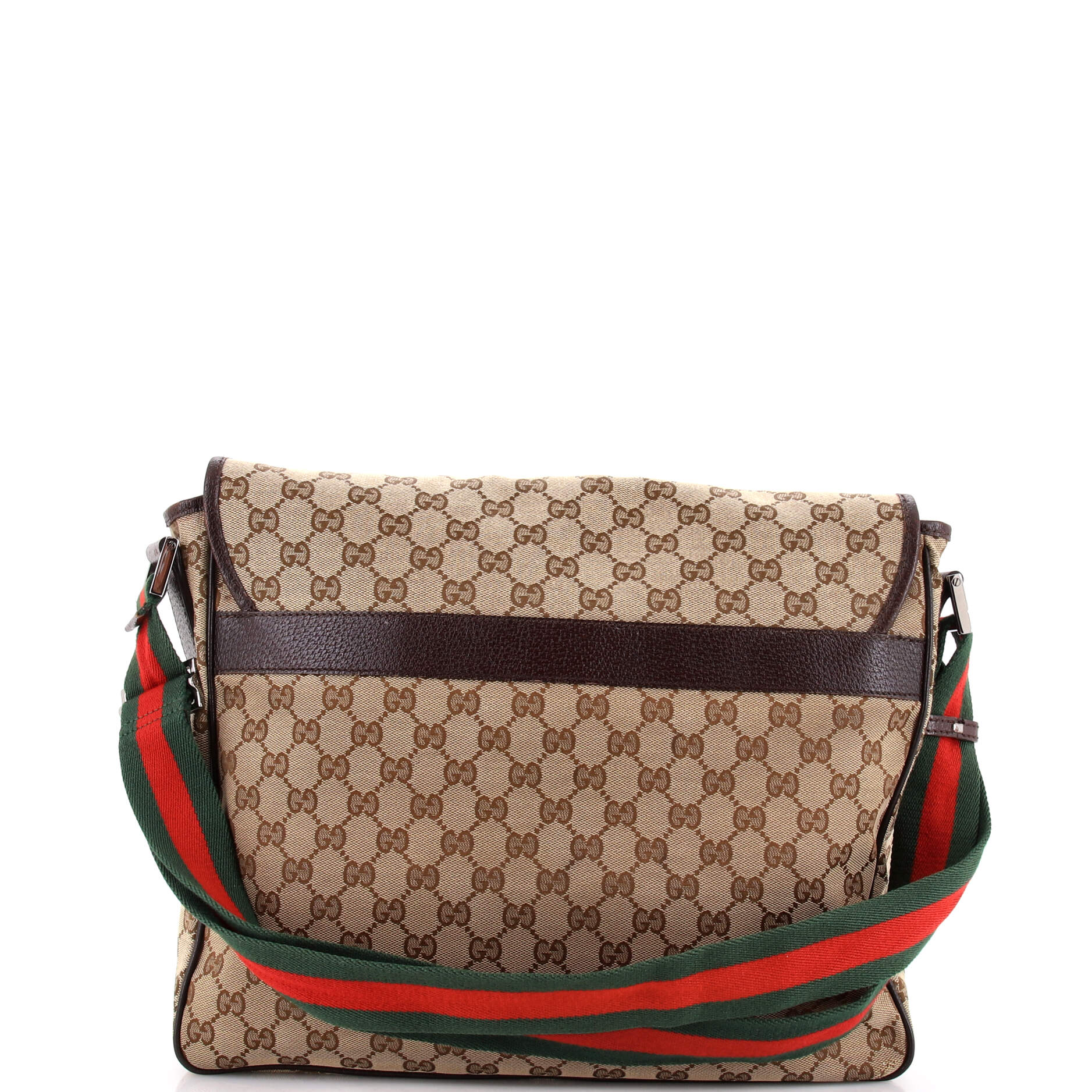 Web Strap Flap Messenger GG Canvas Medium